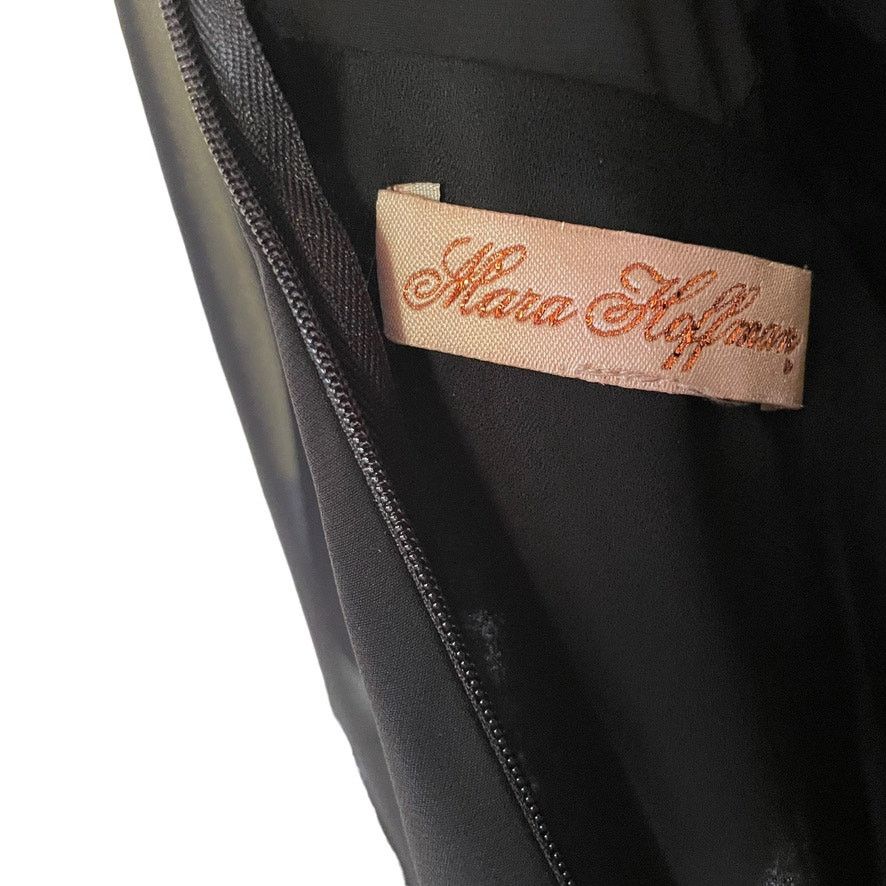 Mara Hoffman Mara Hoffman Black Chiffon Balloon Sleeve Mini Dress Size S / US 4 / IT 40 - 3 Thumbnail