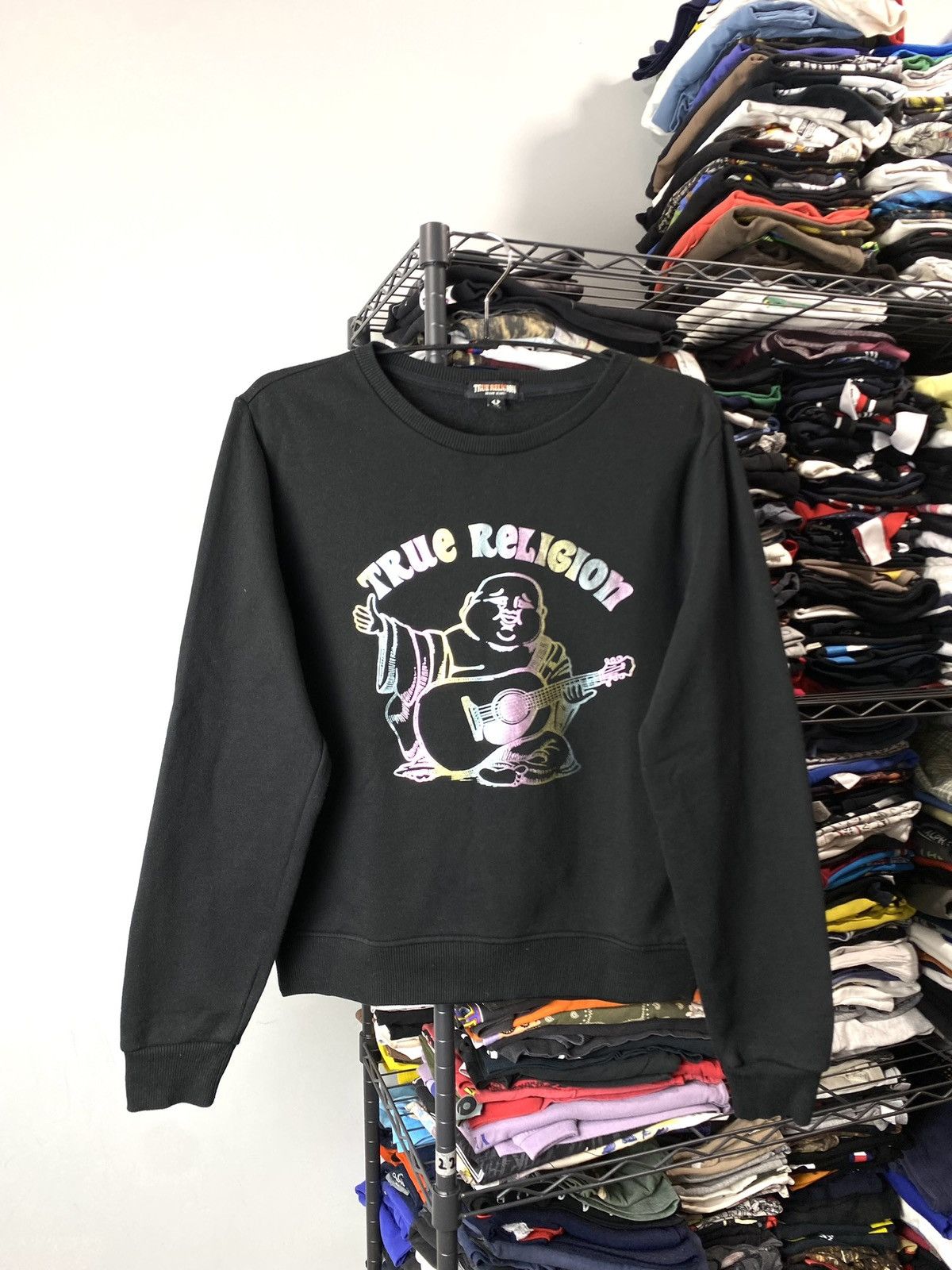 True Religion Vintage True Religion Sweatshirt Hype Sup Reme Size S / US 4 / IT 40 - 1 Thumbnail