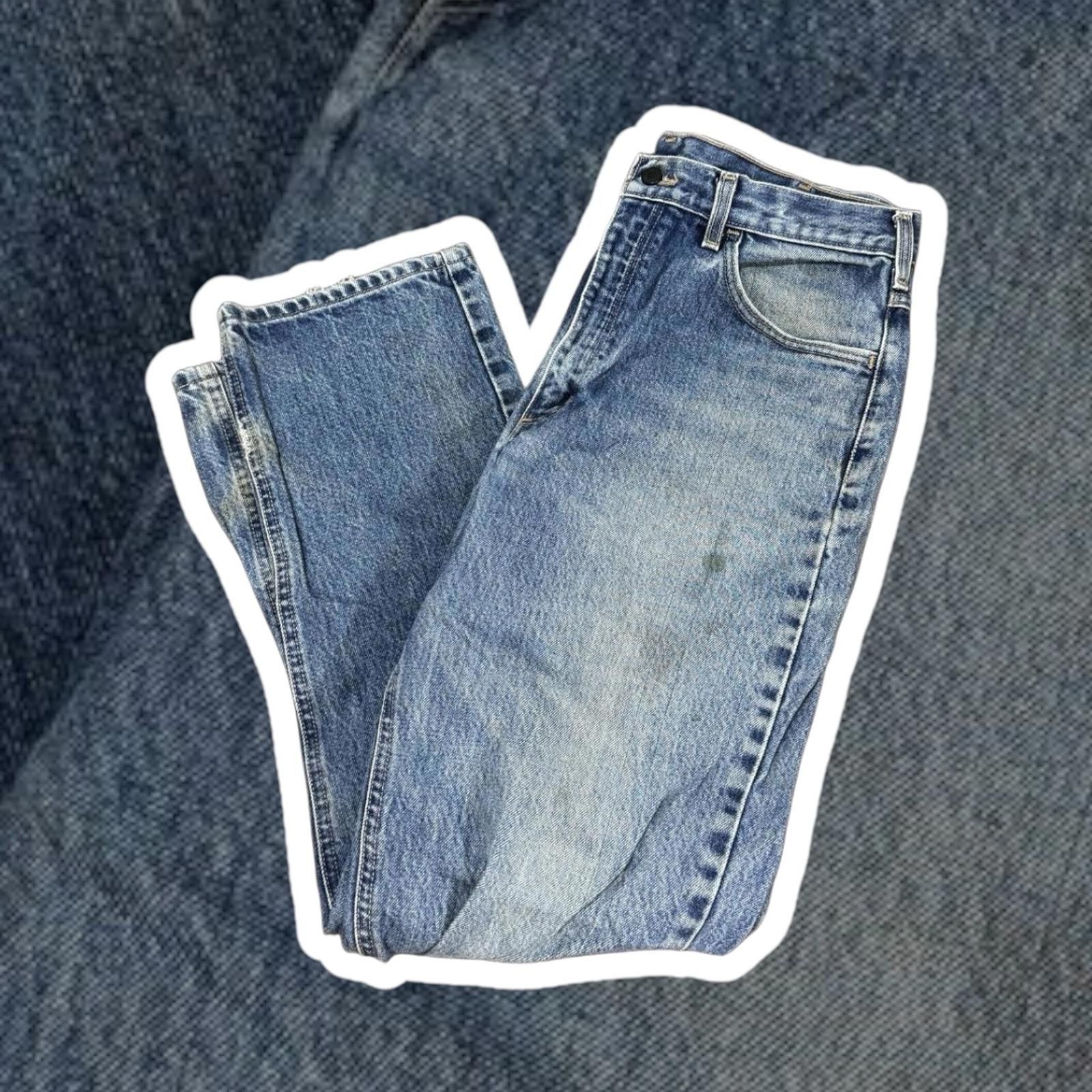 Carhartt Carhartt Men's Blue Denim Jeans 35X34 Size US 35 - 1 Thumbnail