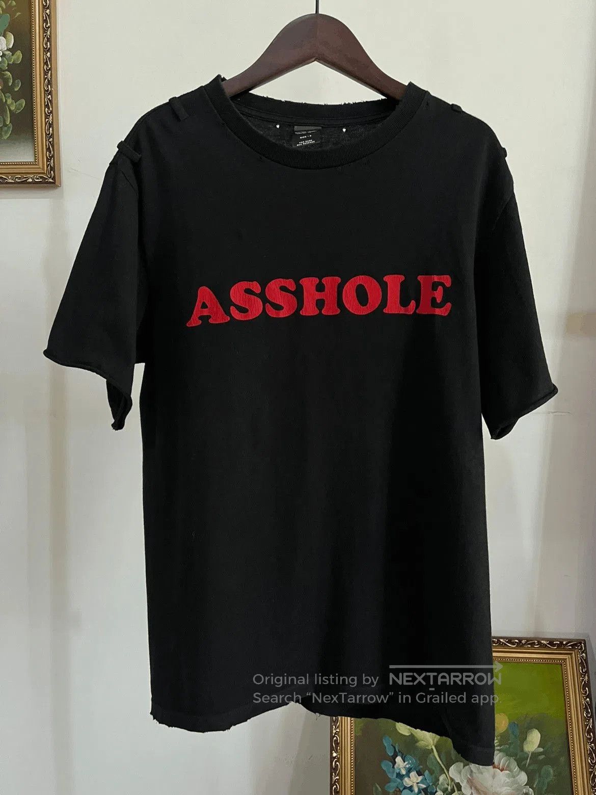 Sz 3 Number Nine Asshole Tee.