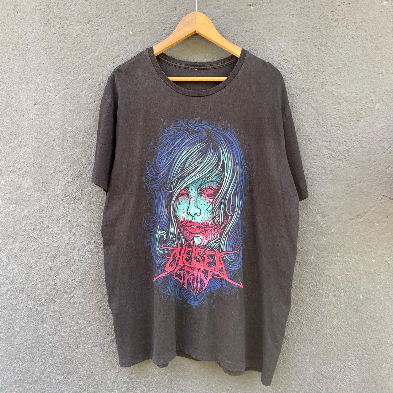 Band Tees Thrashed Faded Chelsea Grin Deathcore Band Tee Size US XL / EU 56 / 4 - 1 Thumbnail