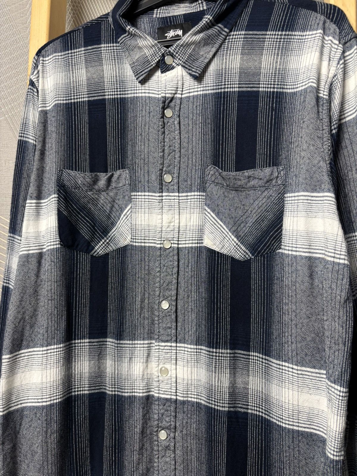 Stussy Stussy Shadow Plaid Western Button-Down Shirt L size Large Size US L / EU 52-54 / 3 - 3 Thumbnail