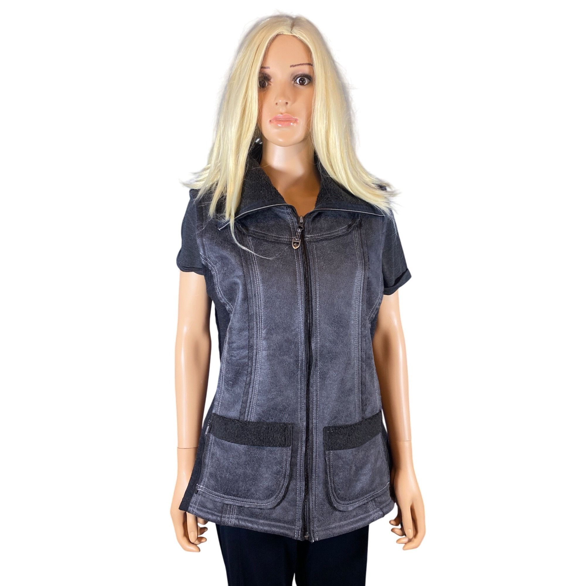 Kuhl NWT KUHL Women's Medium Raven Gray Black Dani Sherpa Vest It Size M / US 6-8 / IT 42-44 - 9 Thumbnail