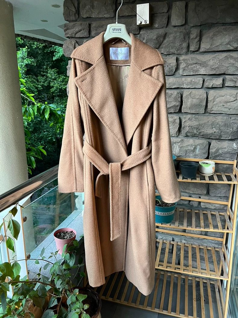 Max Mara MaxMara Camel Wool Long Coat -dmc Size US M / EU 48-50 / 2 - 1 Thumbnail