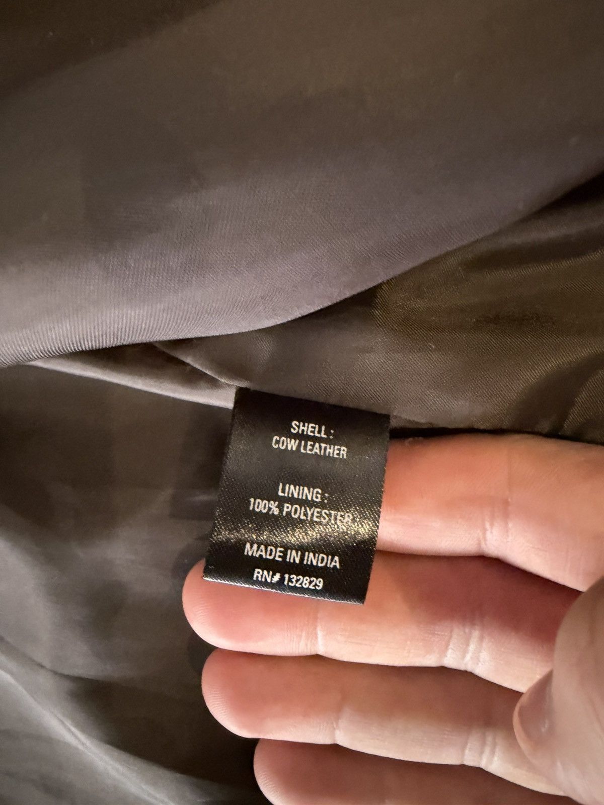 Other Aged Leather Jacket (GRLFRND) Size US M / EU 48-50 / 2 - 6 Thumbnail