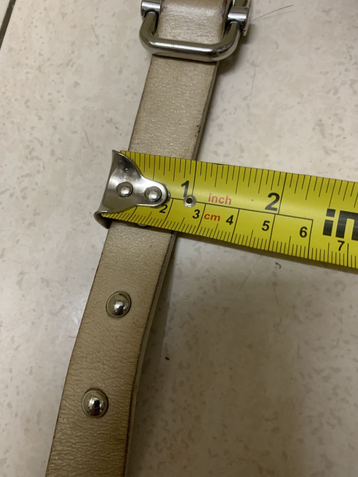 Maison MIHARA YASUHIRO Miharayamasuhiro good inspration leather belt with studs Size ONE SIZE - 13 Thumbnail