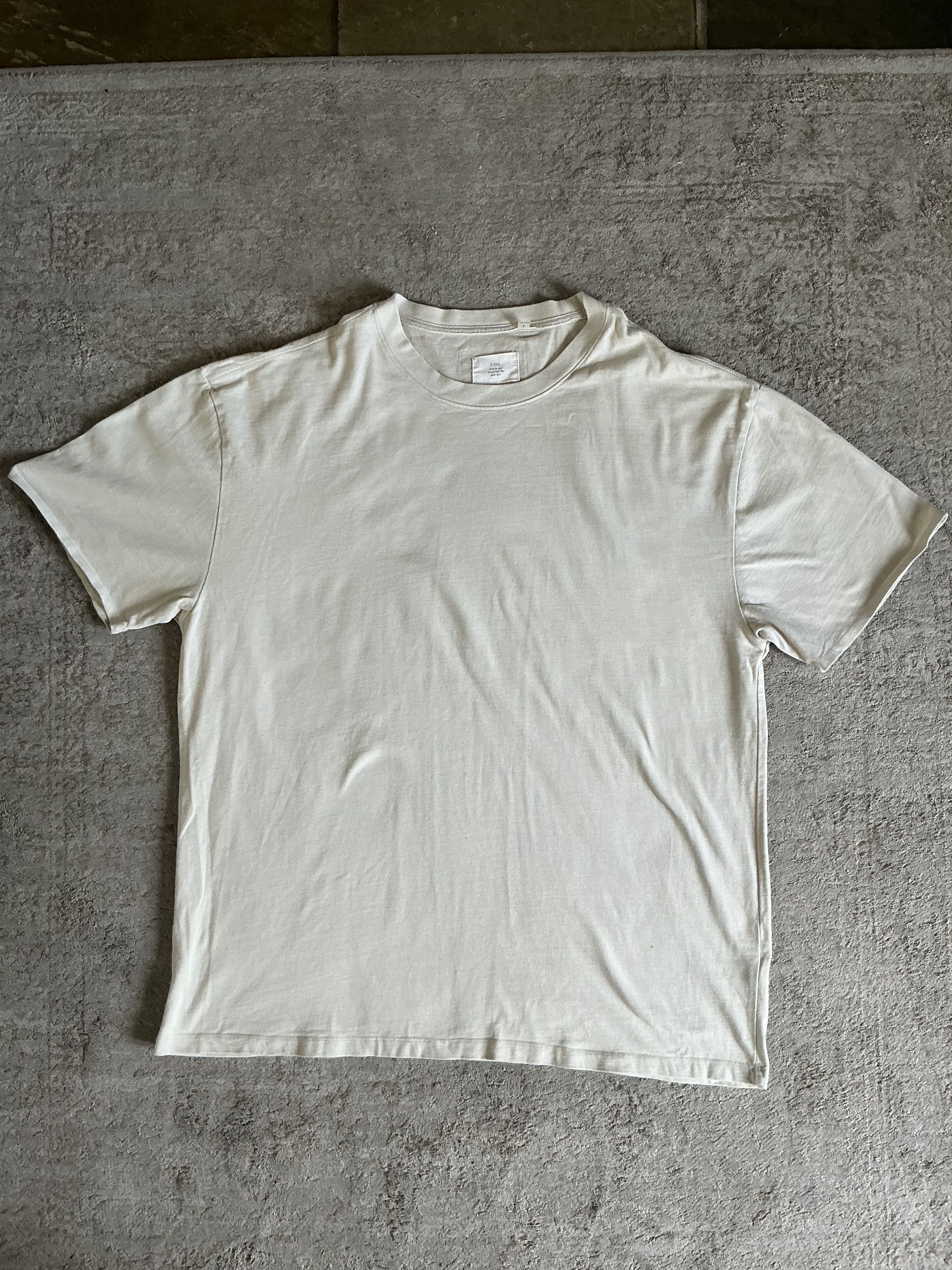 Fear of God Fog Fear of God collection two 2016-2017 cream T-shirt Size US L / EU 52-54 / 3 - 1 Thumbnail
