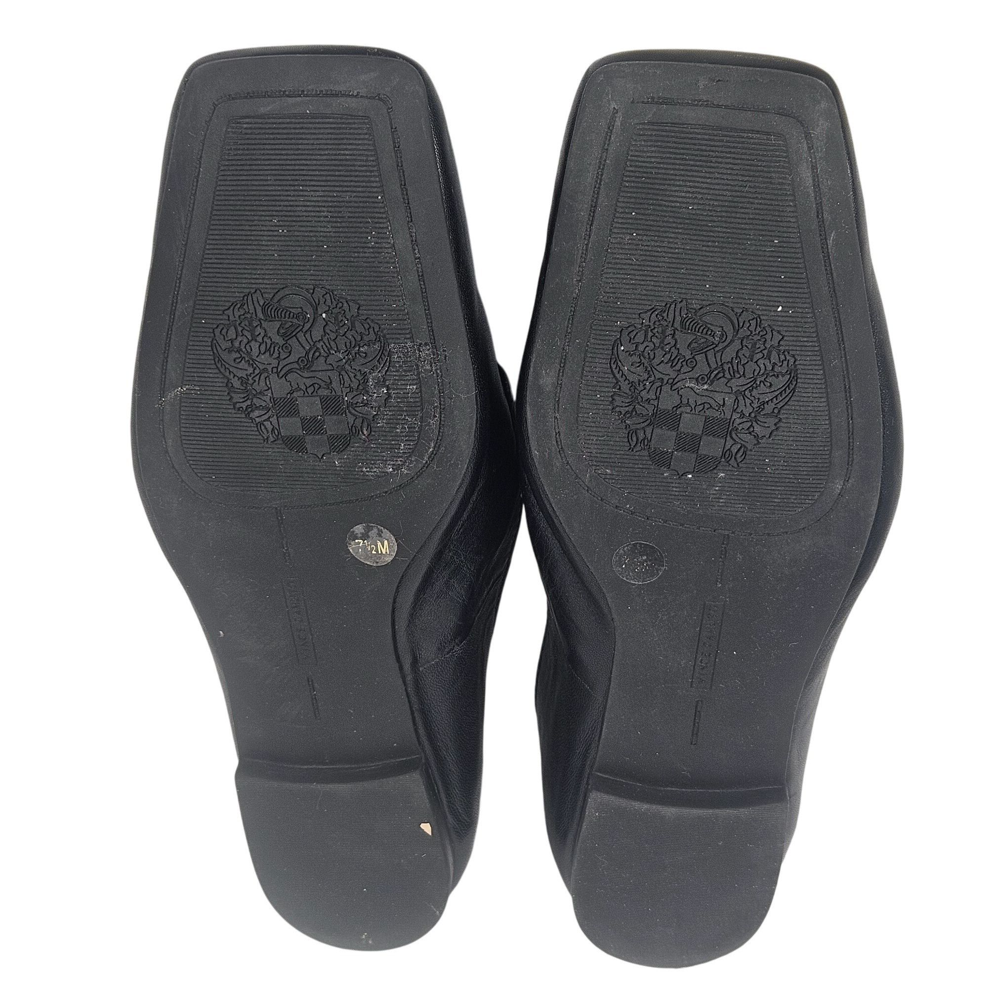 Vince Camuto Vince Camuto Women’s Black Loafers 7.5 M/38 Square Toe Minim Size US 7.5 / IT 37.5 - 7 Thumbnail