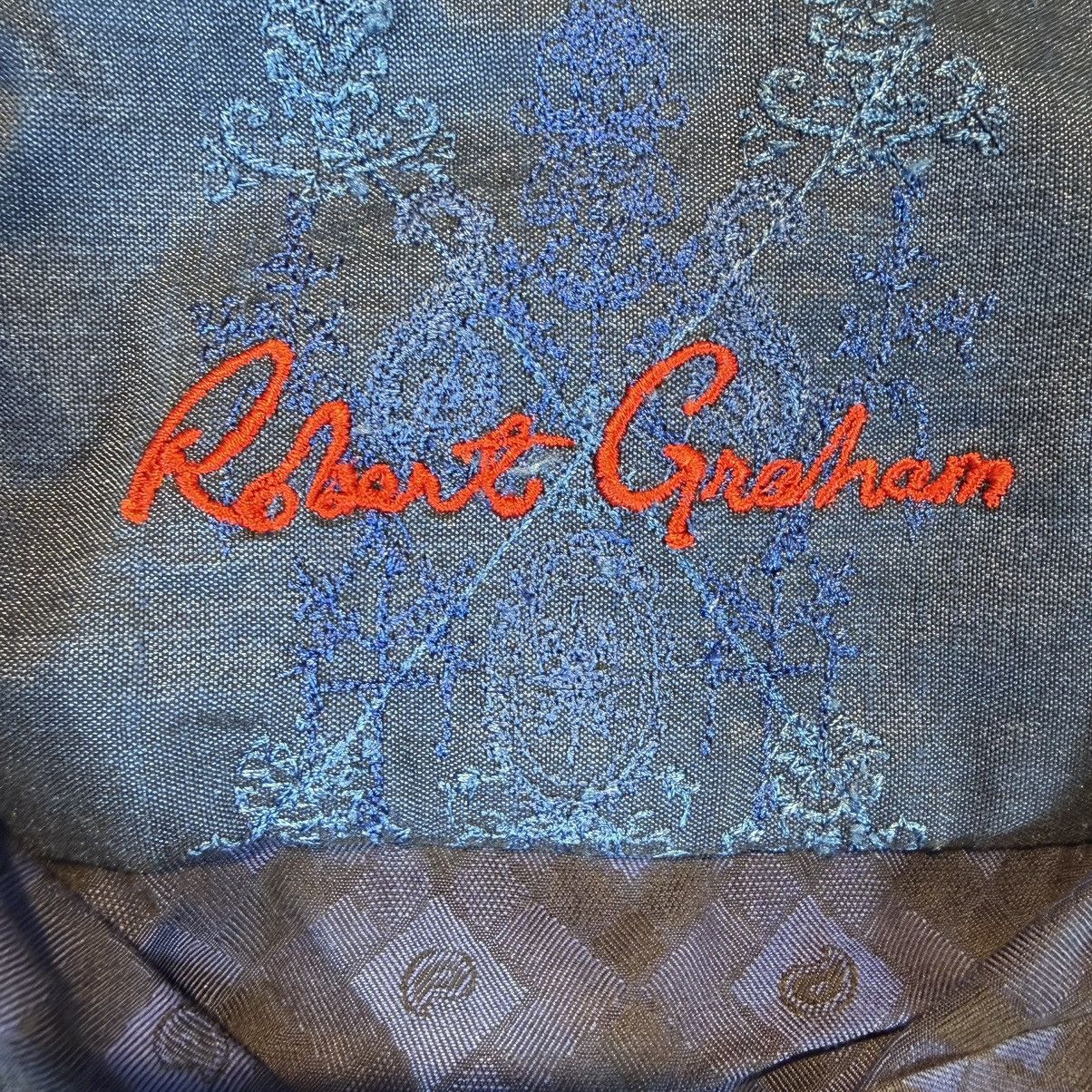 Robert Graham Robert Graham Shirt Mens Small/XS Blue Button Up Geometric Size US S / EU 44-46 / 1 - 6 Thumbnail