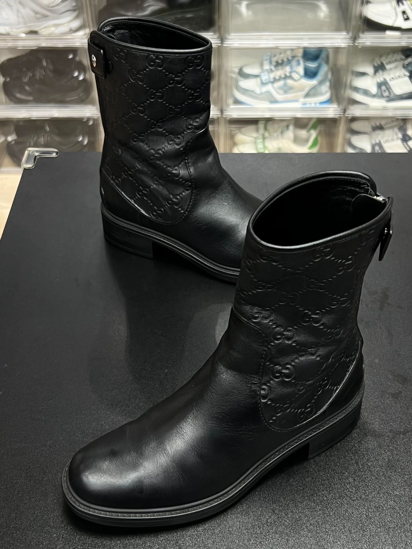 Gucci Gucci Leather Black Boots us_6 Women Size US 6 / IT 36 - 1 Thumbnail