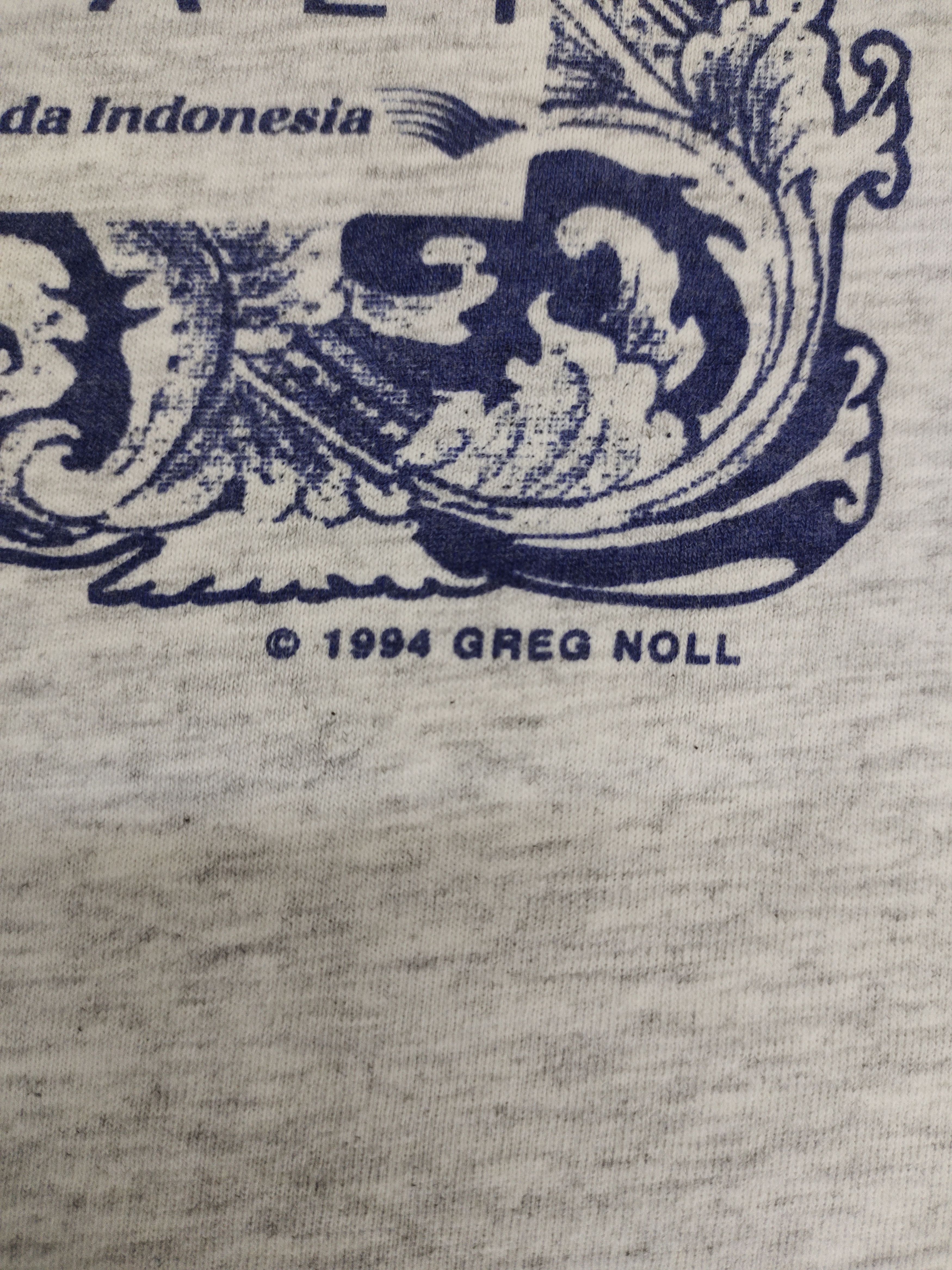 Quiksilver Vtg 90's Greg Noll Da Bull's Fourth Annual Surfing T-Shirt Size US M / EU 48-50 / 2 - 4 Thumbnail