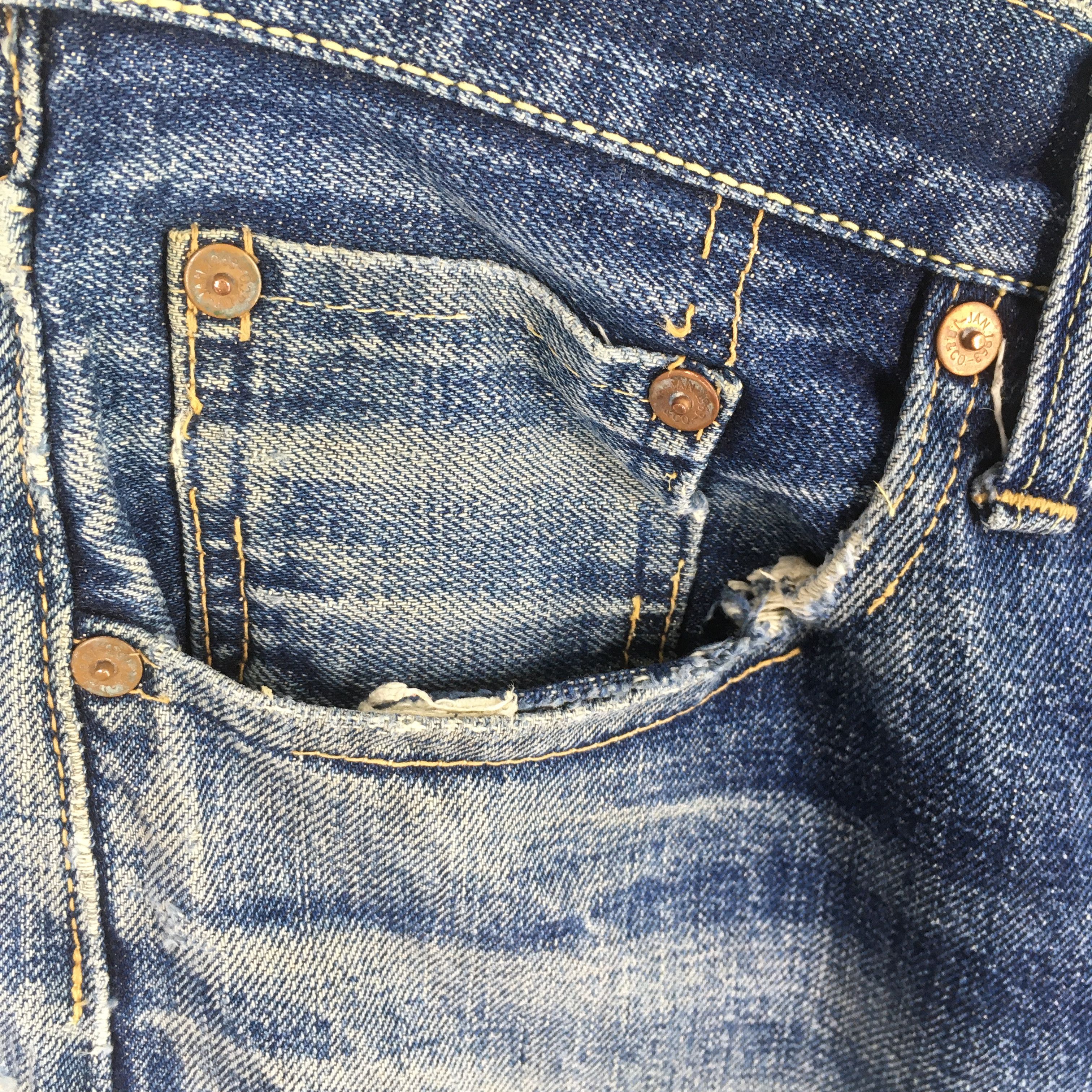 Eternal Size 28x29 Vintage 90s Sewing Chop Crafted Japan Jeans S97 Size US 28 / EU 44 - 9 Thumbnail