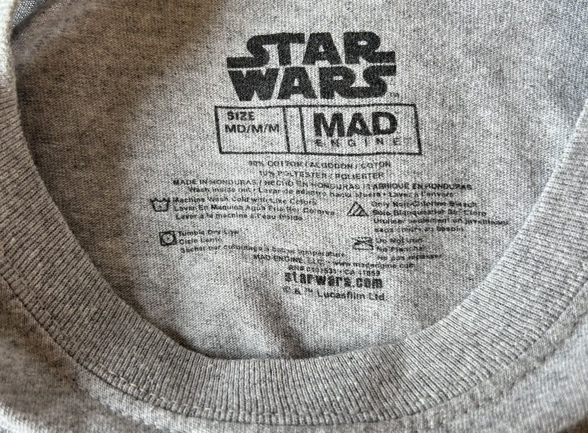 Star Wars Star Wars The Mandalorian Din Djarin Mens Shirt Gray Size M Size US M / EU 48-50 / 2 - 7 Thumbnail