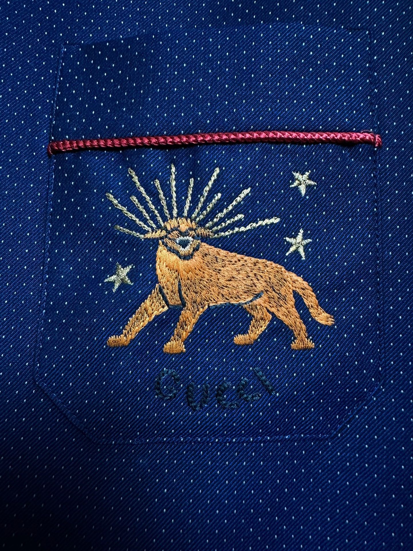 Gucci Gucci Little Lion Embroidered Polket Pocket Jacket Size US L / EU 52-54 / 3 - 2 Thumbnail