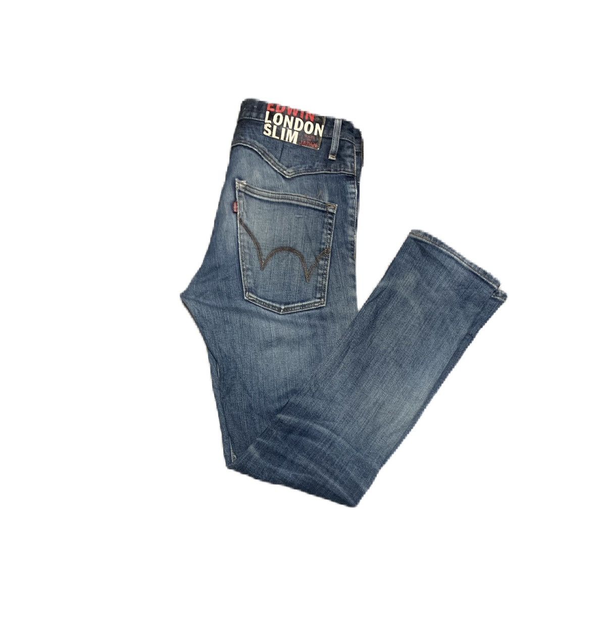 Edwin Vintage Edwin London Slim Made In Japan Faded Blue Jeans | Grailed