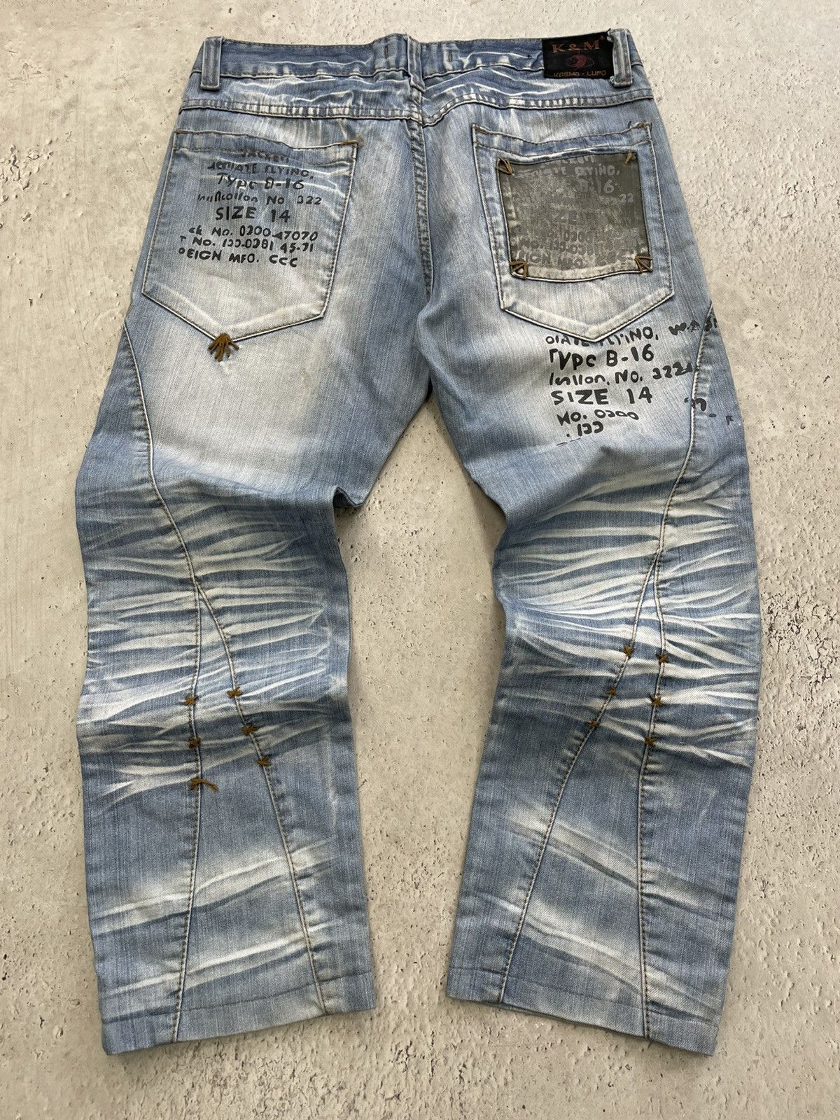 Diesel Distressed japanese y2k diesel style jeans pants Size US 36 / EU 52 - 10 Thumbnail