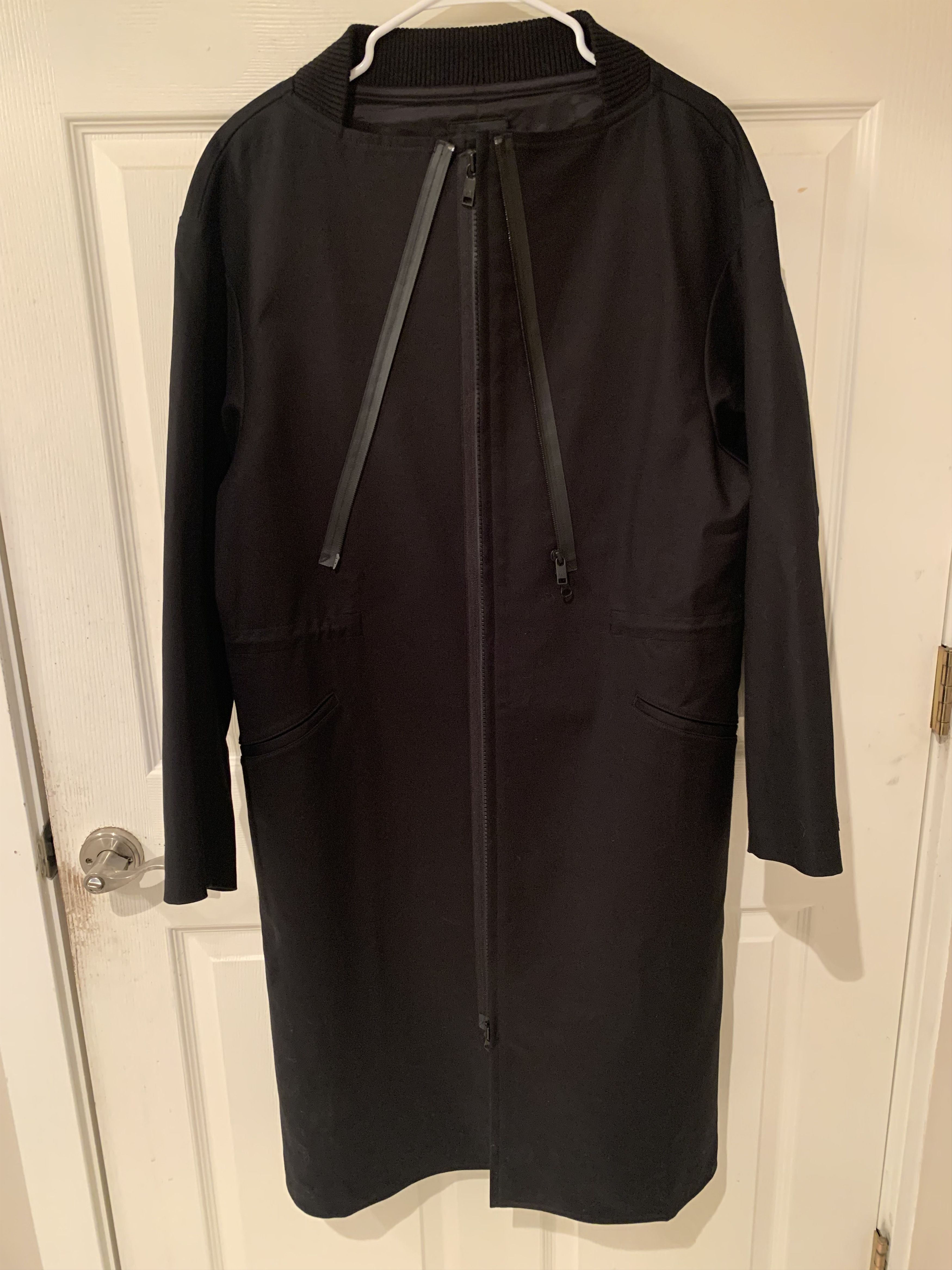 Y-3 Y-3 3-Stripe Oversized Space Long Coat Tunic Size US S / EU 44-46 / 1 - 1 Thumbnail