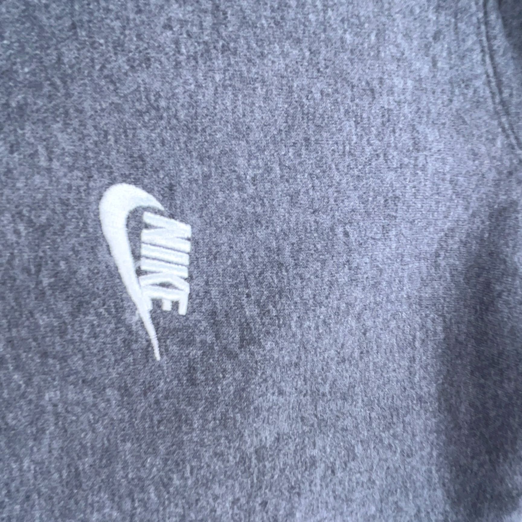 Nike Nike Hoodie Men XL Gray White Sweatshirt Mini Swoosh Logo Plain Basic Men Size US XL / EU 56 / 4 - 6 Thumbnail