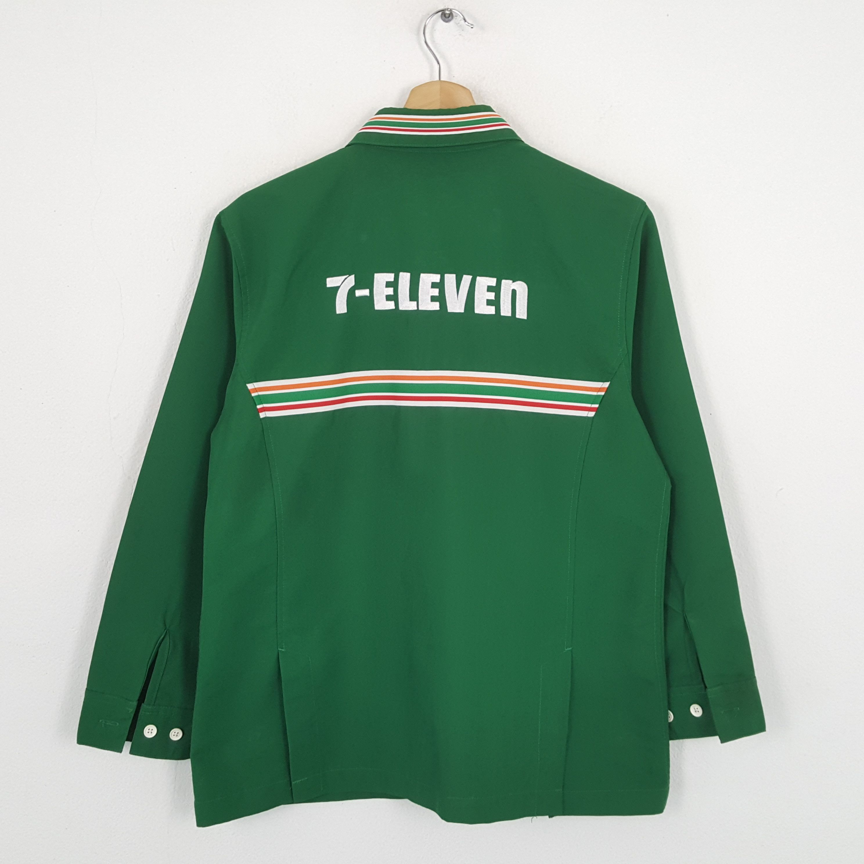 Japanese Brand × Vintage Vintage 7-ELEVEn Japanese Workers Uniform Jacket Size US S / EU 44-46 / 1 - 1 Thumbnail