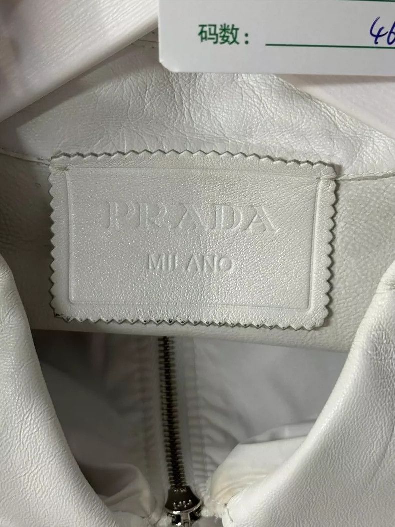 Prada Prada Short Sleeve Leather Jacket Shirt -2505 Size US M / EU 48-50 / 2 - 7 Thumbnail