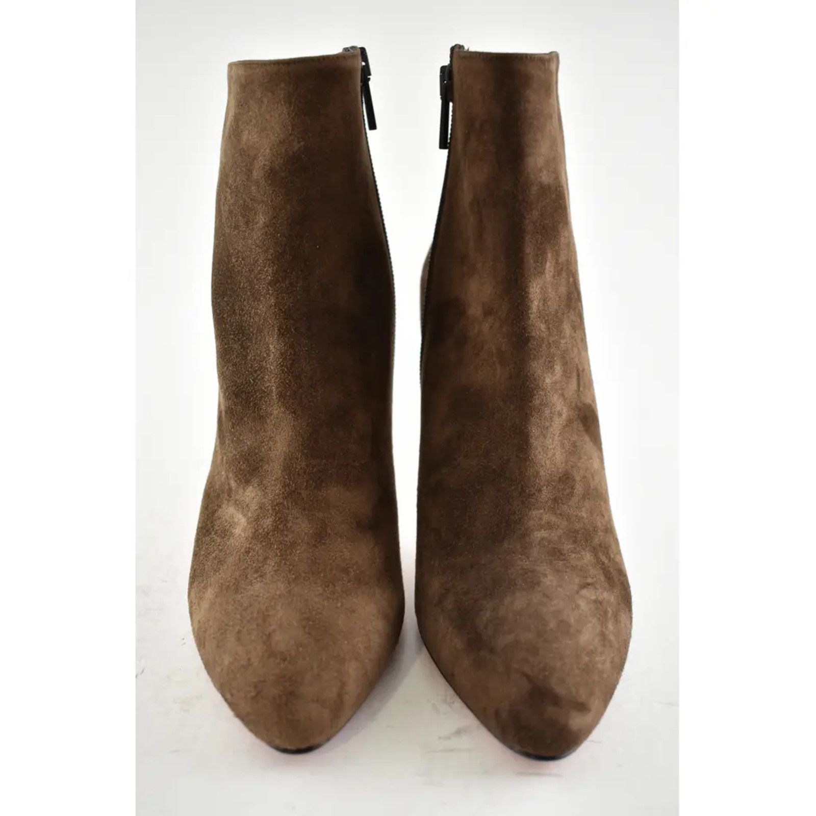 Christian Louboutin Christian Louboutin Eloise Booty 85 Brown Arabica Suede Size US 5 / IT 35 - 5 Thumbnail