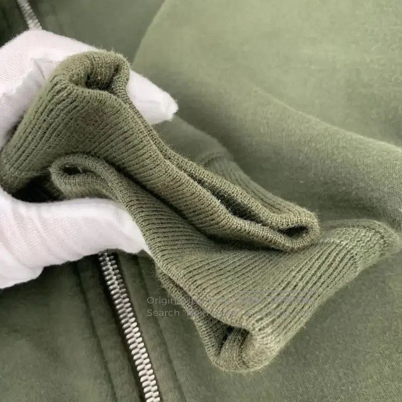 Louis Vuitton Louis Vuitton Olive Green Zip-Up Hoodie . Size US XL / EU 56 / 4 - 8 Thumbnail