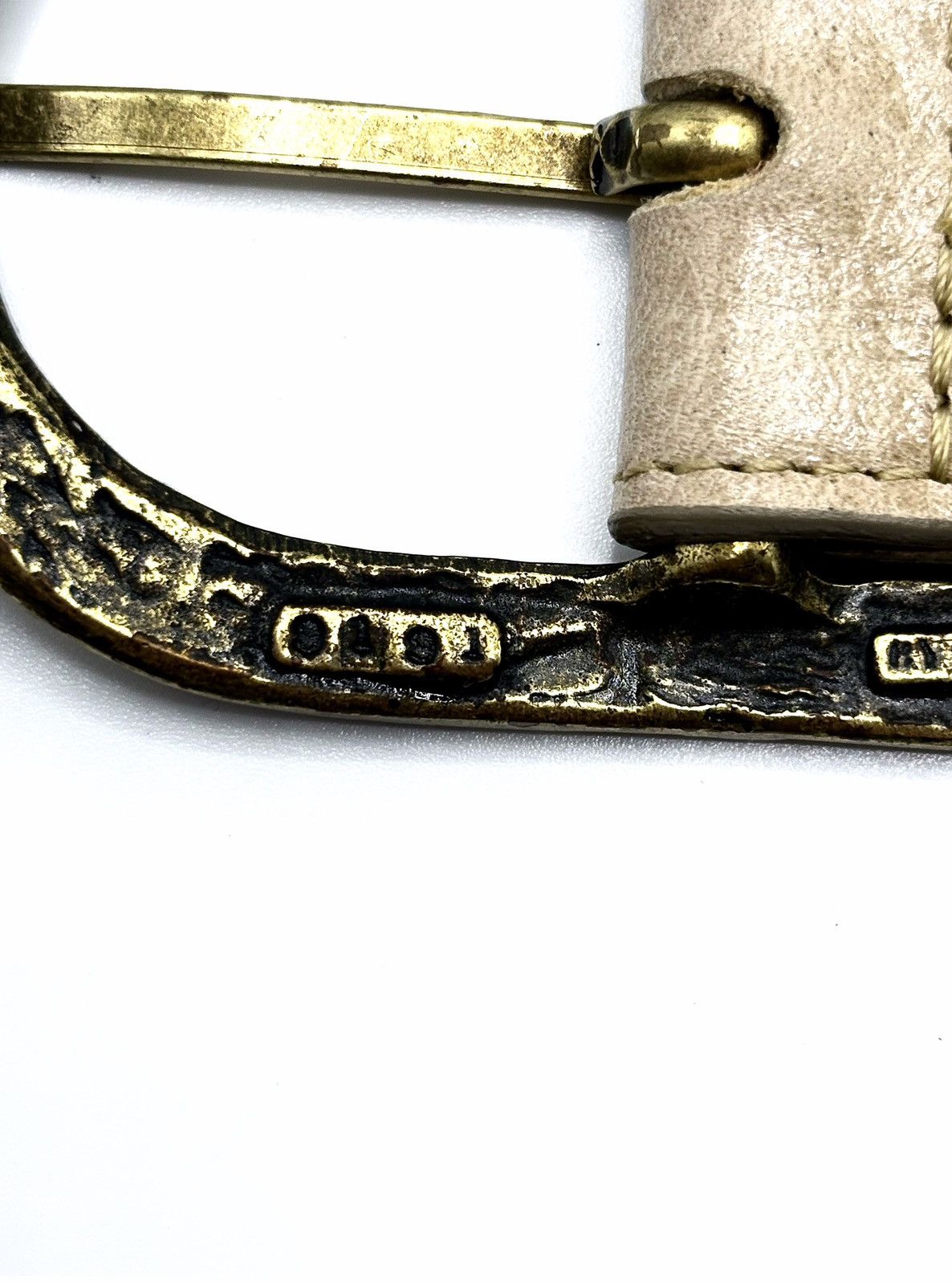 Genuine Leather Leatherock Genuine Leather Brass Belt Size ONE SIZE - 6 Thumbnail