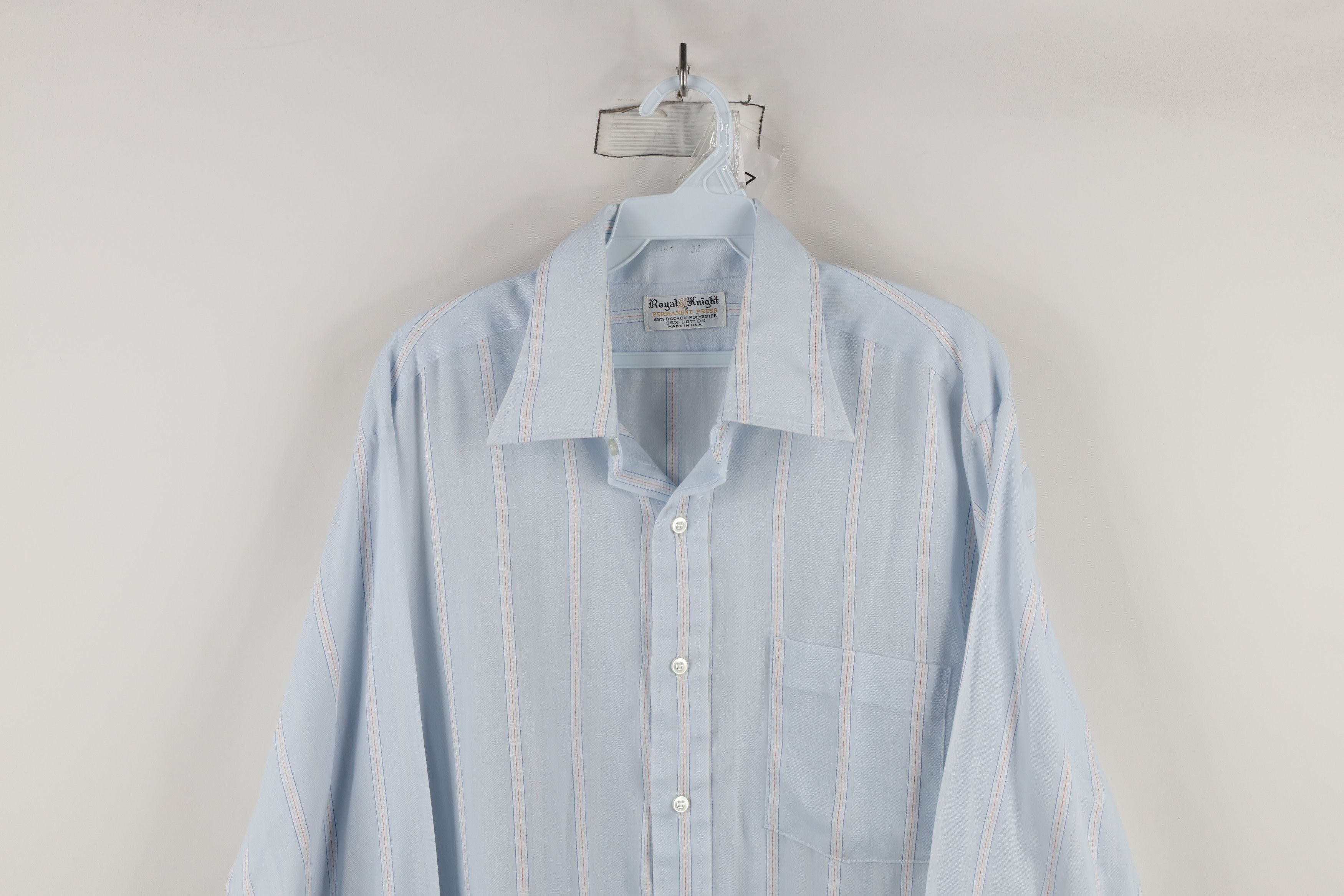 Vintage Vintage 70s Streetwear Striped Collared Button Shirt USA Size US M / EU 48-50 / 2 - 2 Thumbnail