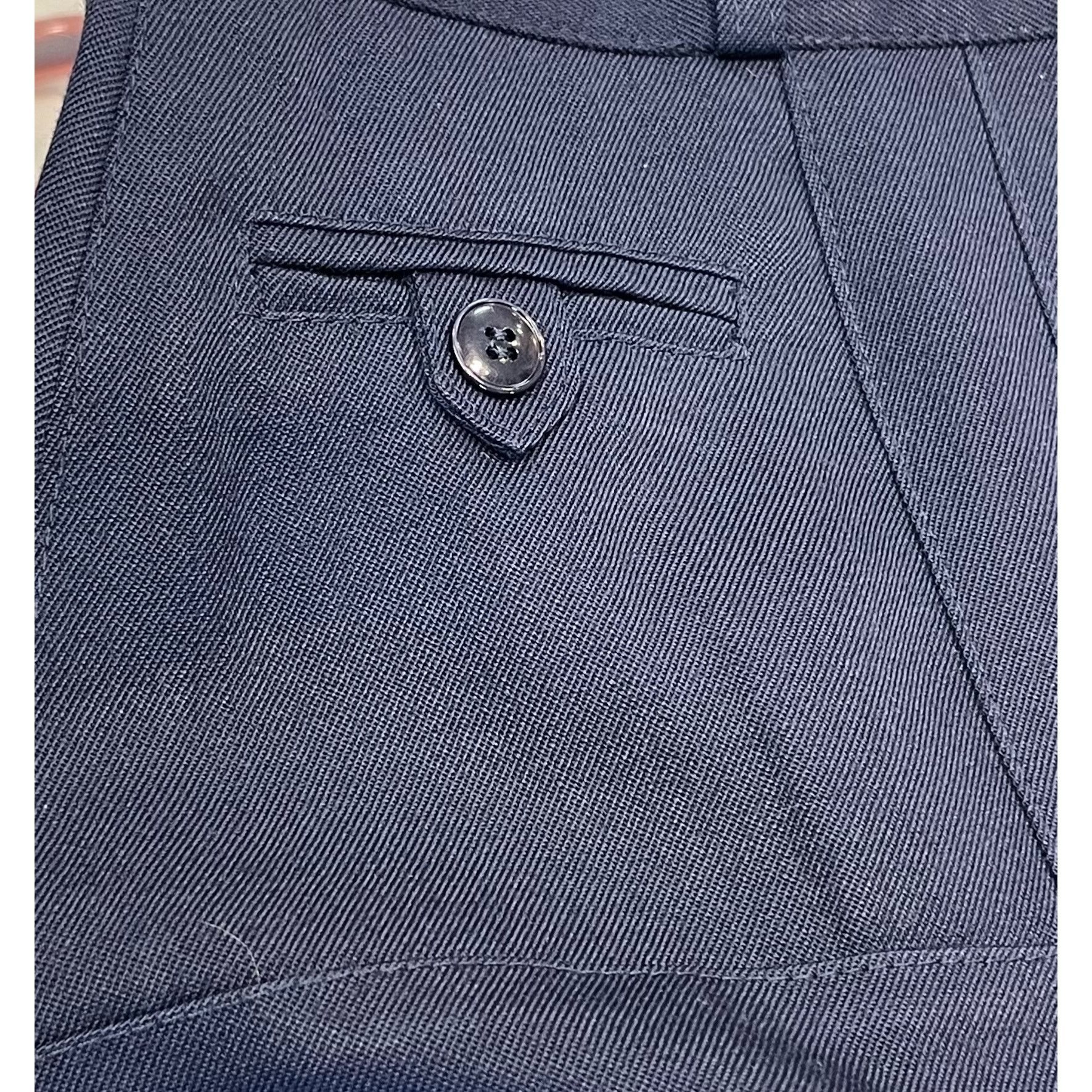 Other Vintage 80s David Mac G Paris Navy Mid Skirt Size 28" / US 6 / IT 42 - 3 Thumbnail