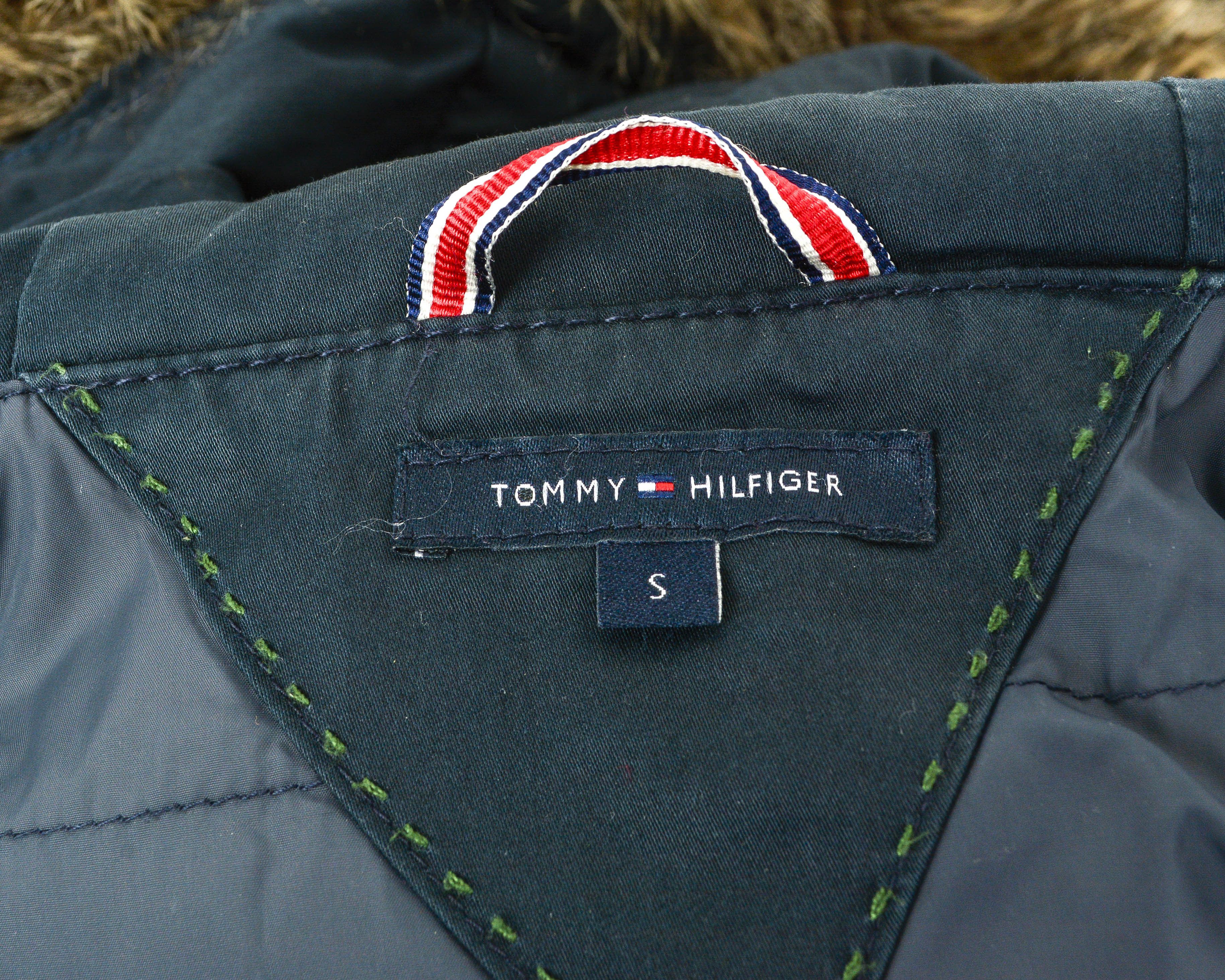 Tommy Hilfiger × Tommy Jeans Womens S Parka US 4 Jacket EU 36 Coat Navy Cotton Size S / US 4 / IT 40 - 4 Thumbnail