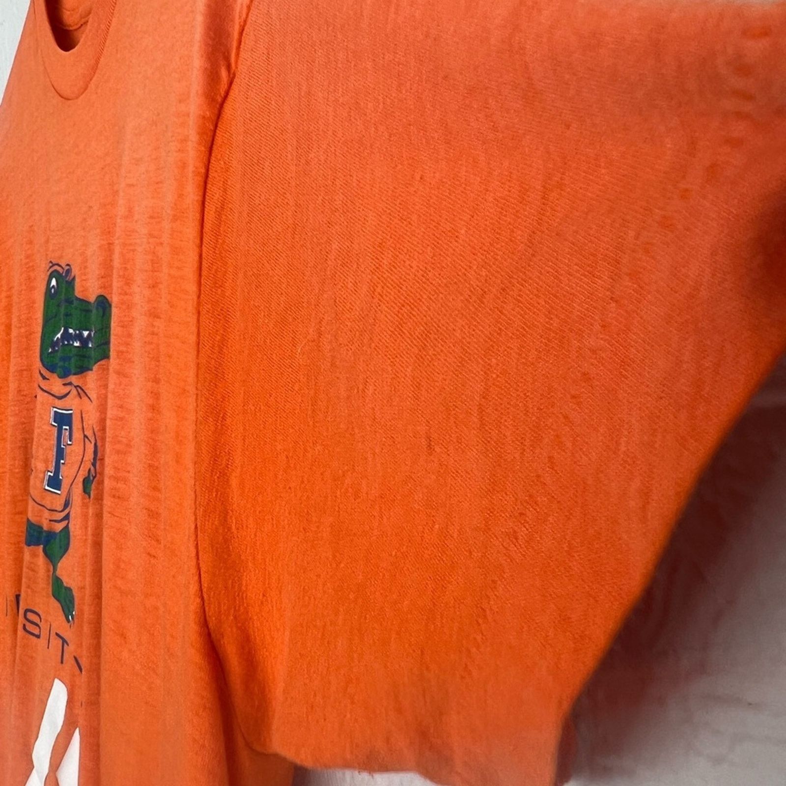 Jerzees Vintage '84 Florida Gators AOP SINGLE STITCH SOFT SHIRT RARE Size US L / EU 52-54 / 3 - 7 Thumbnail