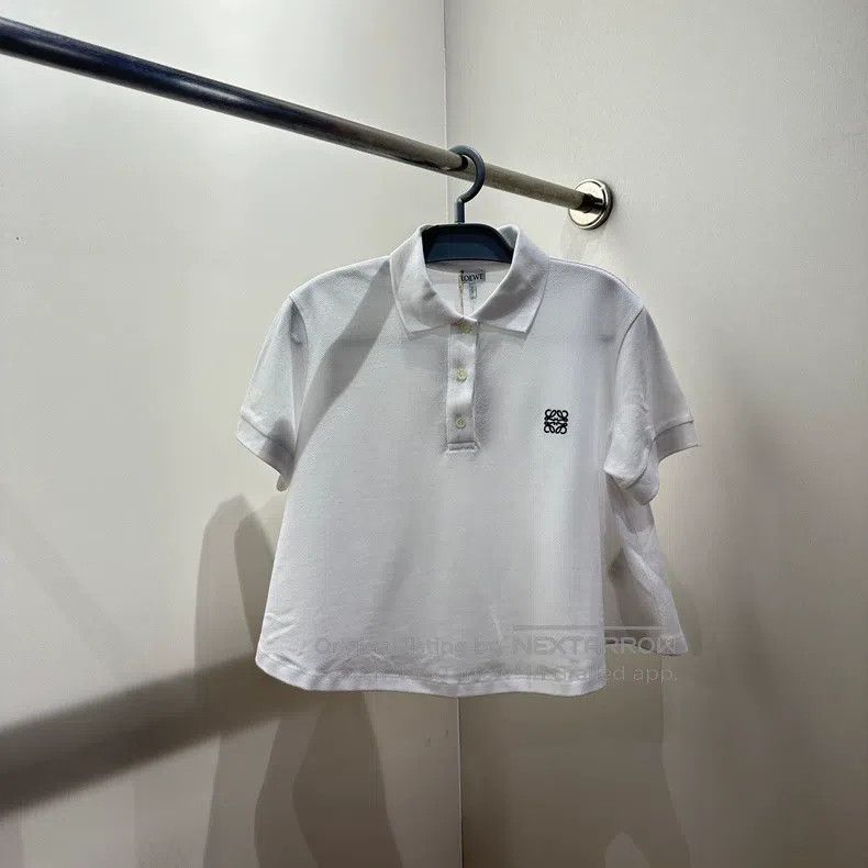 Loewe Loewe Loose short-sleeved top with logo Size XS / US 0-2 / IT 36-38 - 1 Thumbnail