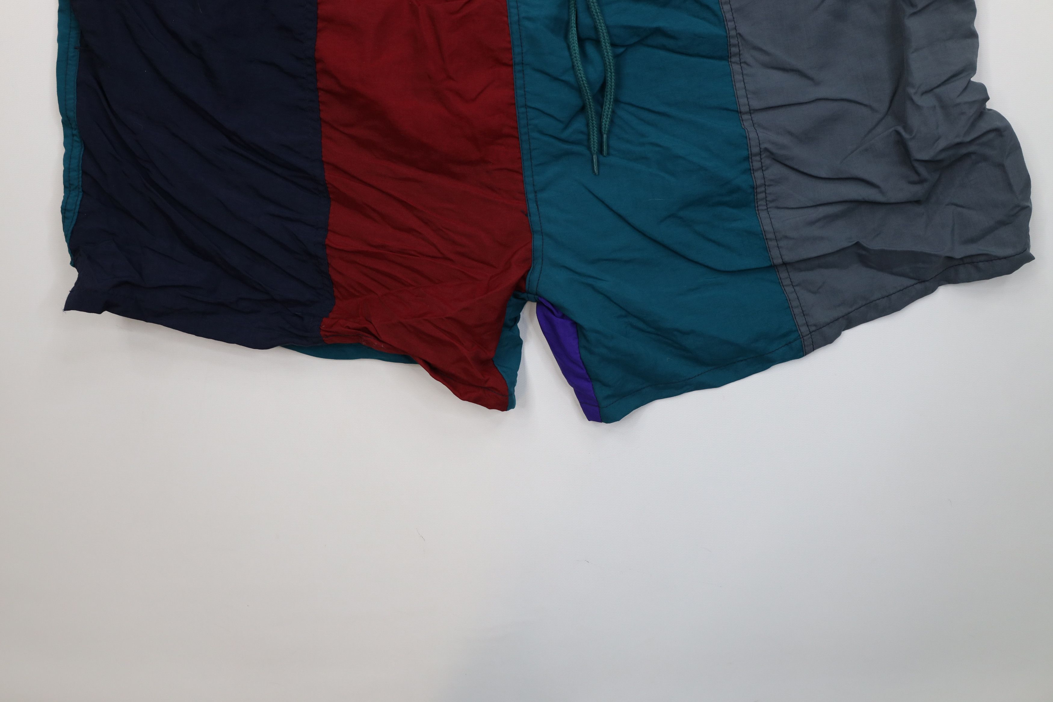 Vintage Deadstock Vintage 90s Streetwear Block Lined Shorts Trunks Size US 36 / EU 52 - 4 Thumbnail