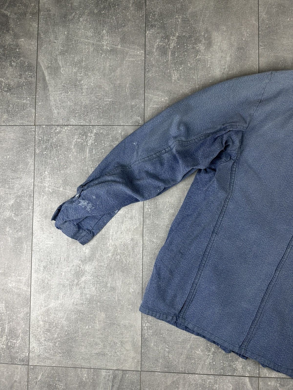 Le Laboureur Vintage Retro 70S Fischer Pecheur WorkWear Chore Jacket Size US L / EU 52-54 / 3 - 18 Thumbnail