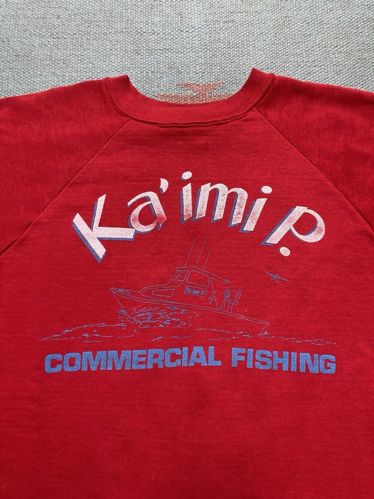 Vintage VTG 80s sweatshirt Ka’imi P commercial fishing Hawaii XL Size US XL / EU 56 / 4 - 2 Thumbnail