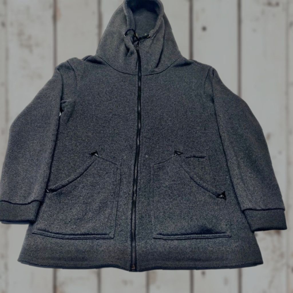Burton Burton Minxy Hoodie Womens Large Gray Full Zip Pockets Drawstring Snowboarding Size L / US 10 / IT 46 - 1 Thumbnail