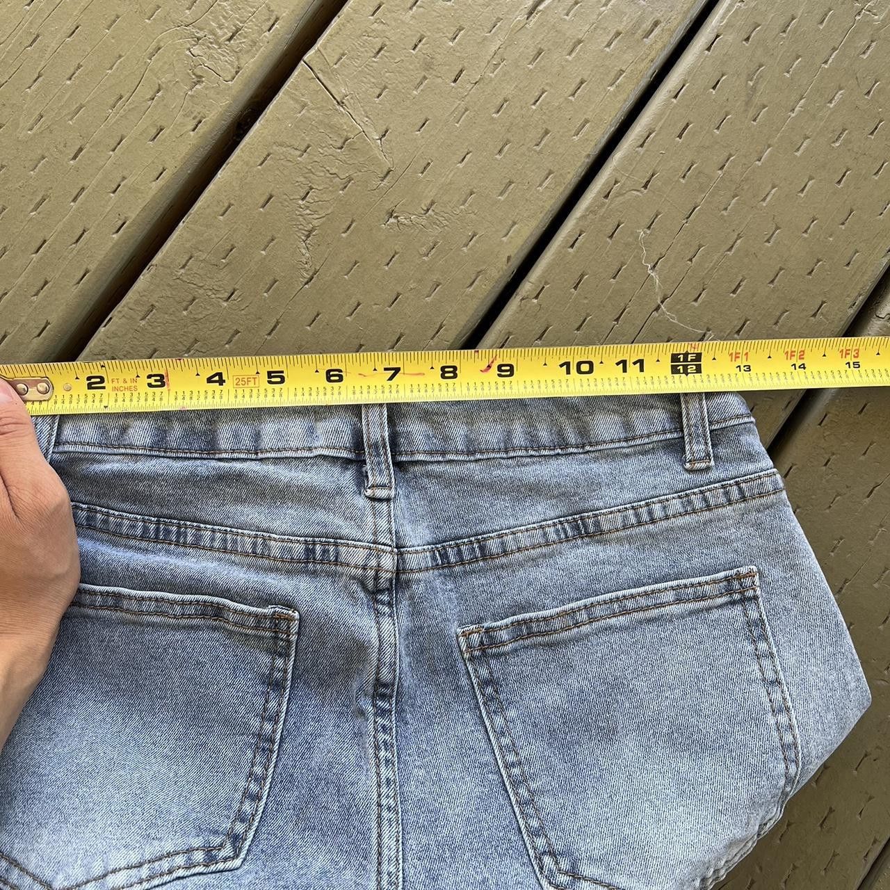 Vintage Womens cross Flared Jeans Wide Leg Jeans Light Wash Y2K Size 26" / US 2 / IT 38 - 4 Thumbnail