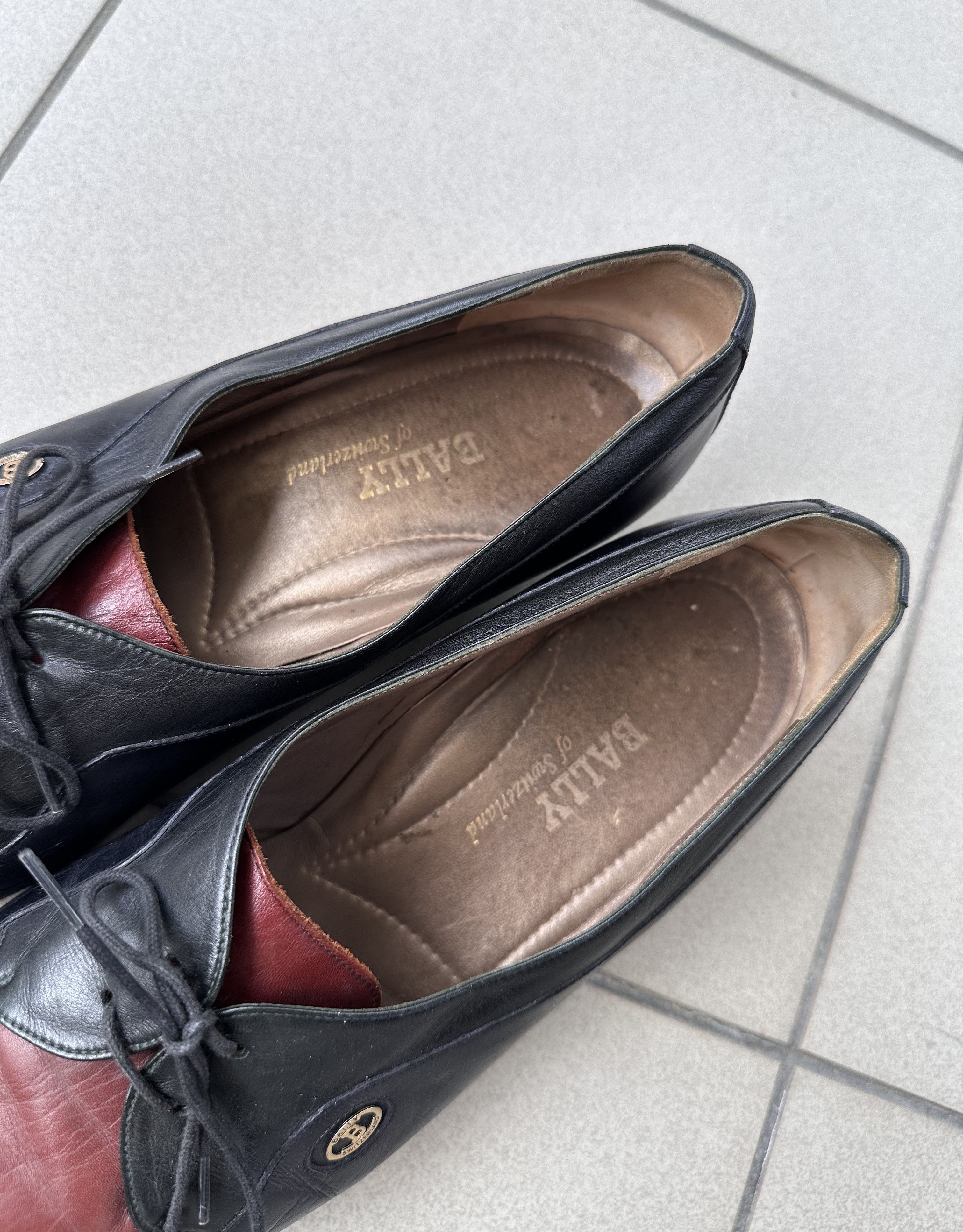 Bally Vintage Bally Italy leather flat shoes Size US 10 / IT 40 - 15 Thumbnail