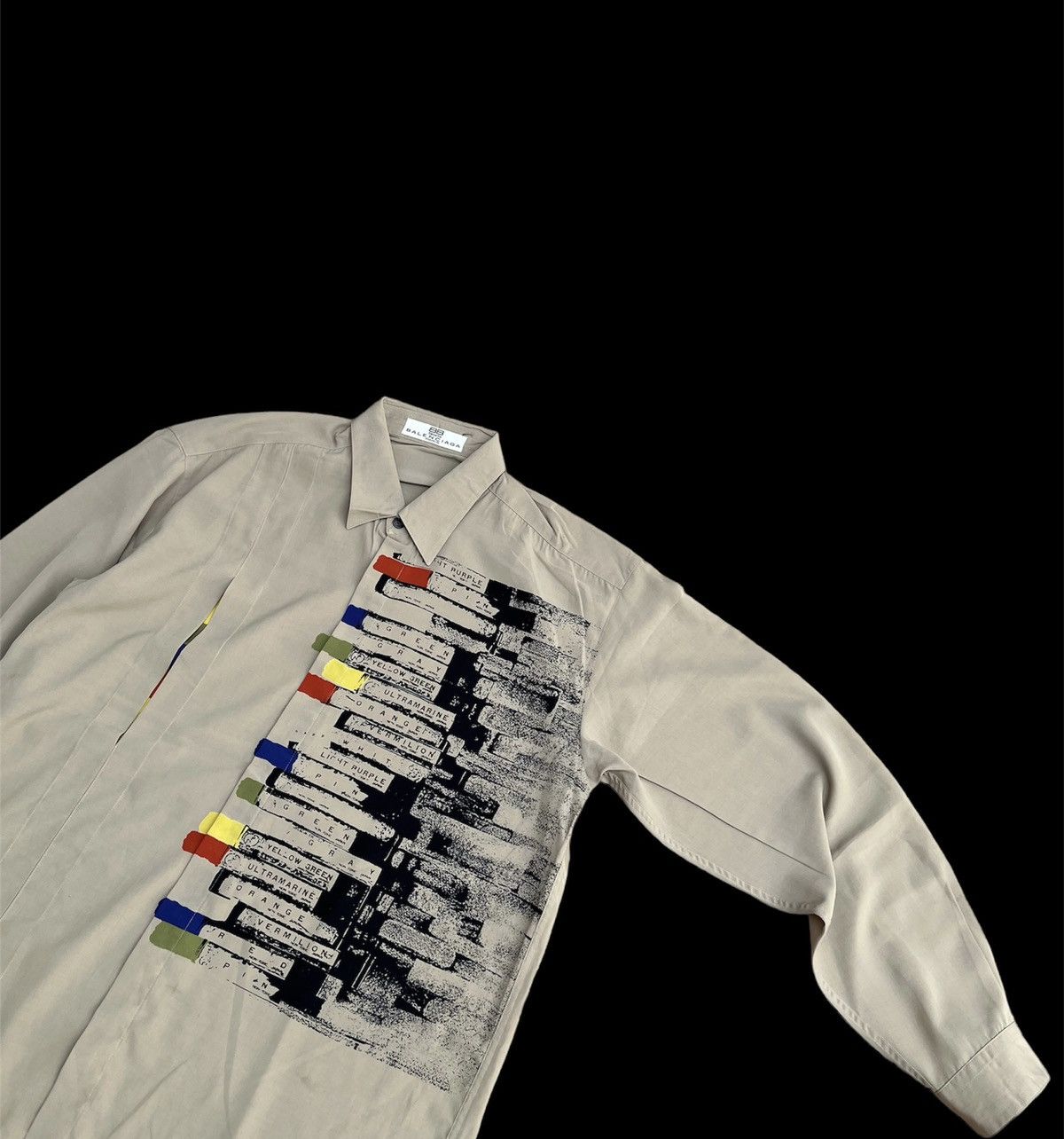 Balenciaga Vintage Rare Balenciaga Paris Sports Button Ups Silk Shirt Size US M / EU 48-50 / 2 - 4 Thumbnail