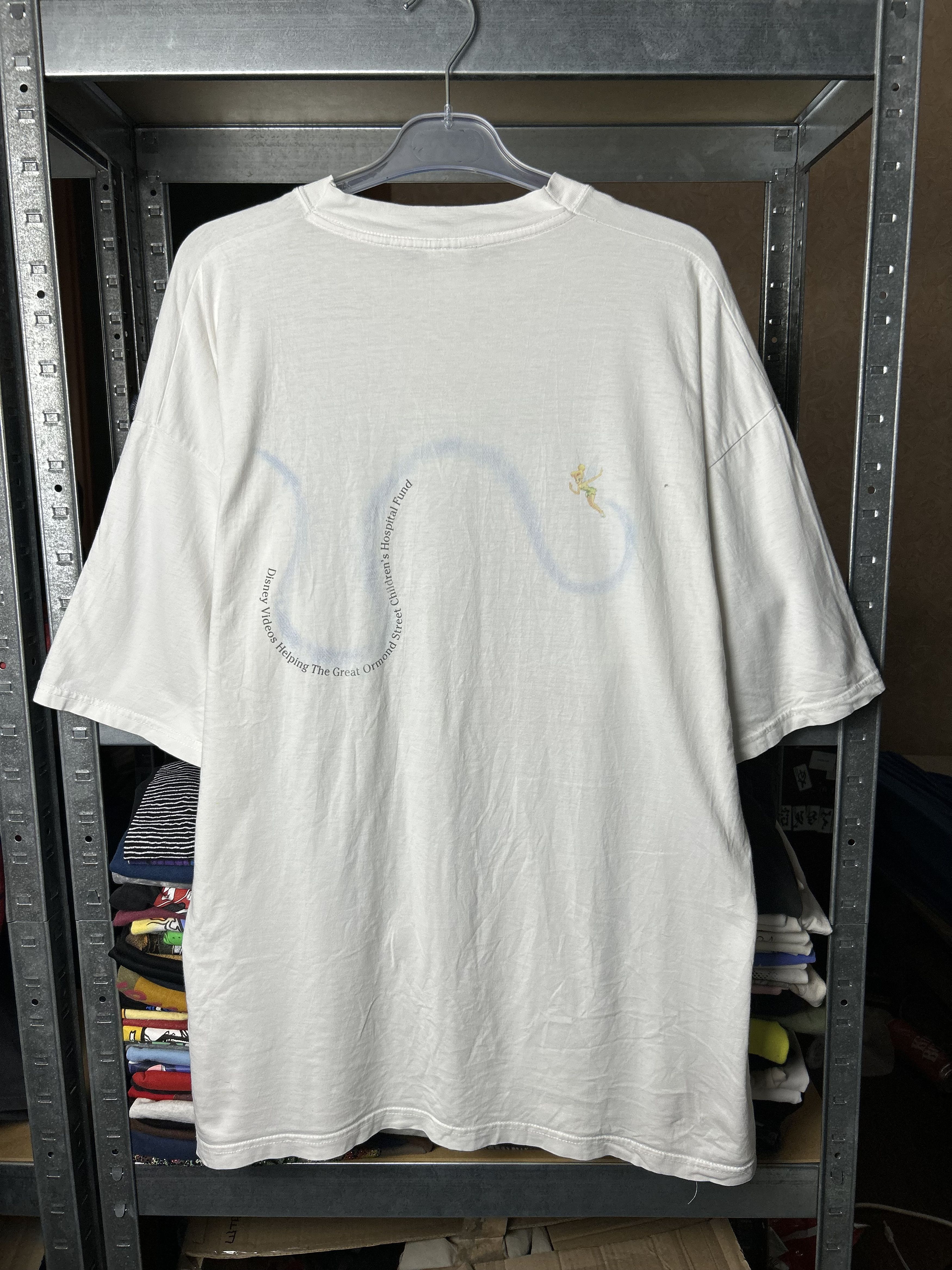 Cartoon Network Vintage 90s Peter Pan Hook Cartoon Movie T-shirt Size US XL / EU 56 / 4 - 2 Thumbnail