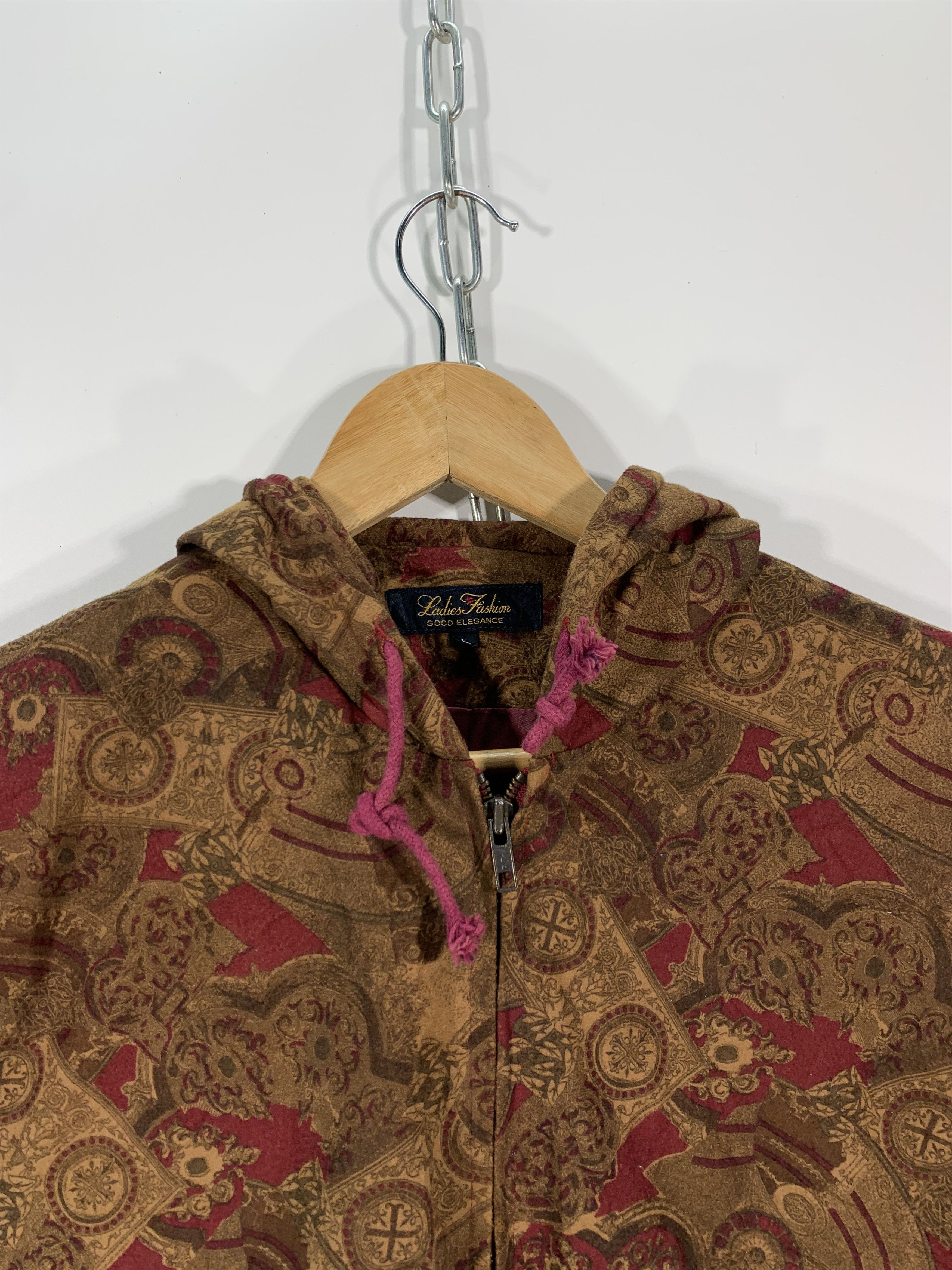 Japanese Brand × Vintage Vintage Overprint Hoodie Jacket Size US M / EU 48-50 / 2 - 5 Thumbnail