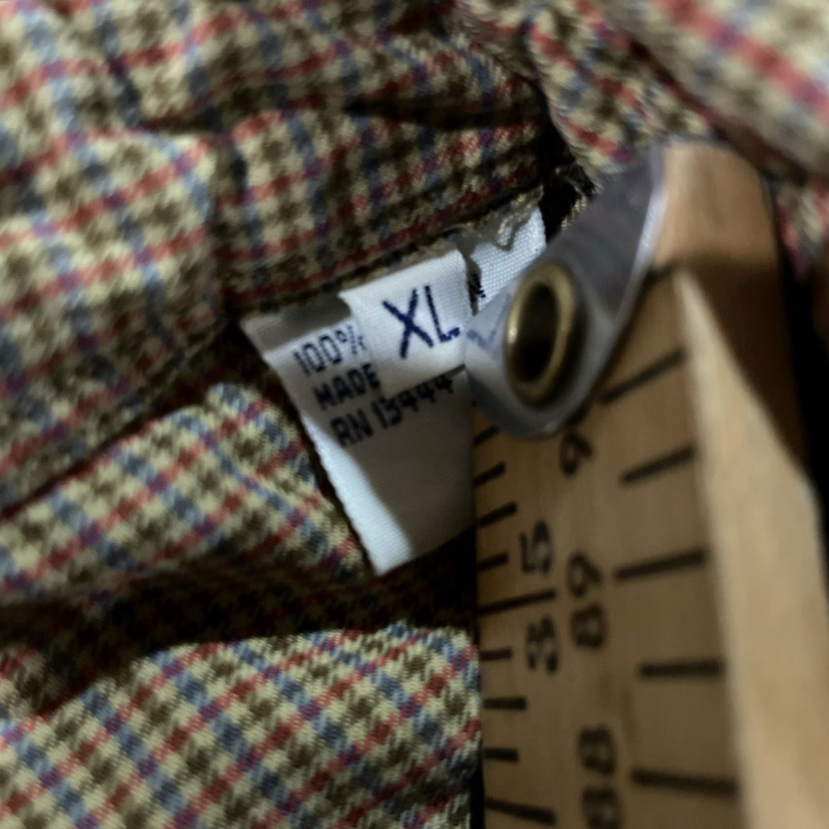 Vintage VINTAGE Barry Bricken Button-Up Shirt Men’s XL Yellow/White Check Cotton 90s Size US XL / EU 56 / 4 - 2 Thumbnail