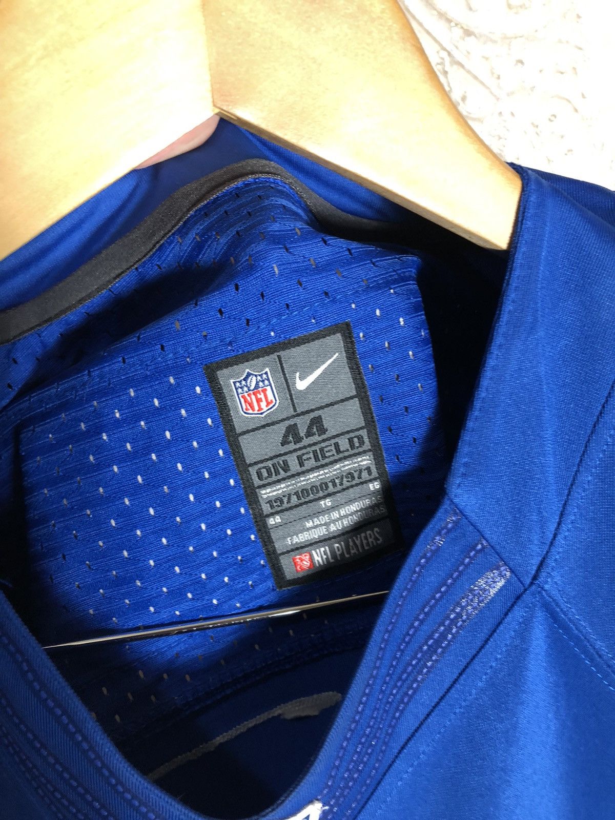 NFL VINTAGE ODELL BECKHAM JR NEW YORK GIANTS RUGBY JERSEY RETRO Size US L / EU 52-54 / 3 - 5 Thumbnail