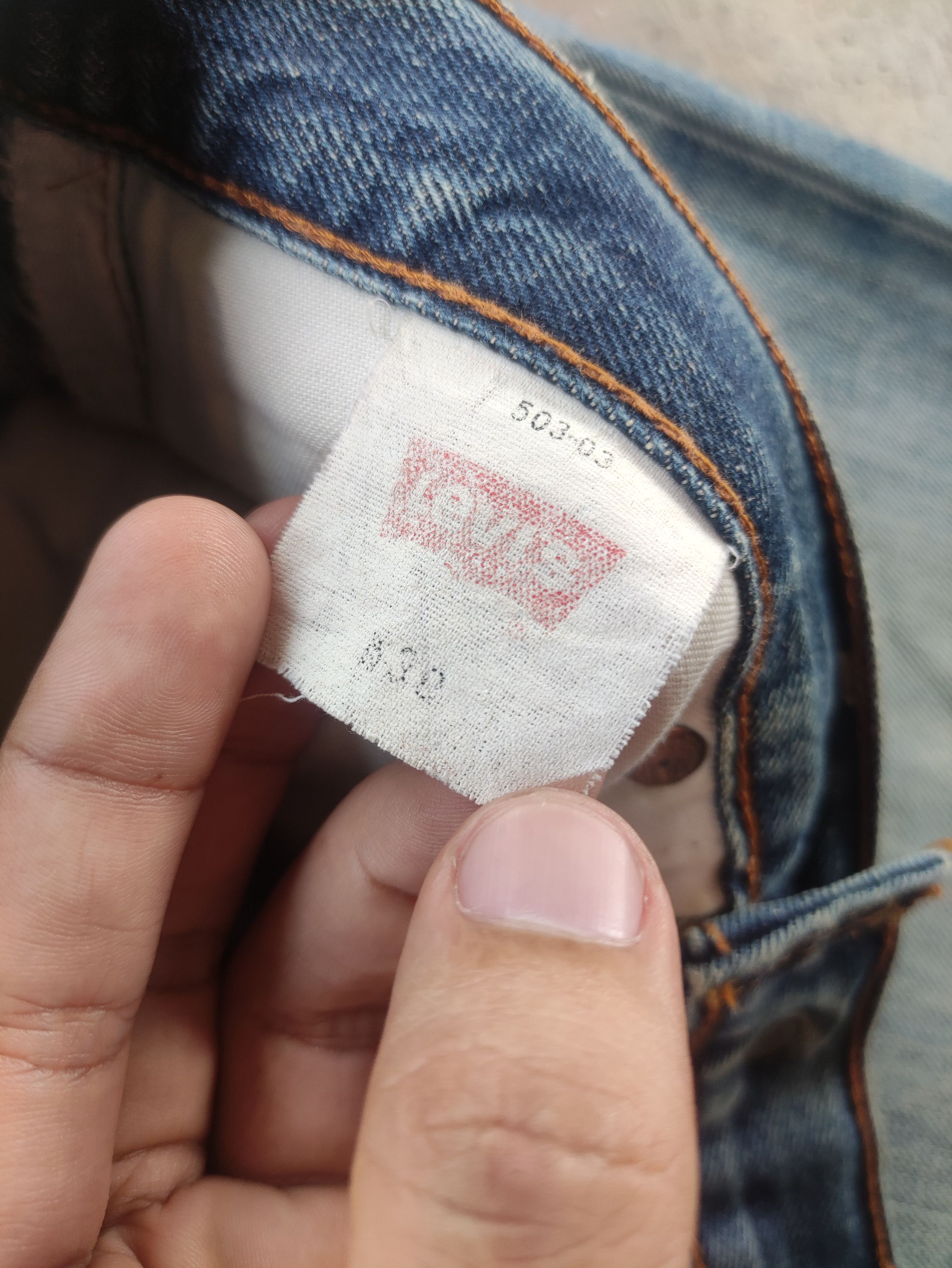 Japanese Brand Vintage Levis Japan Jean Distressed Faded Denim Pants Size US 30 / EU 46 - 8 Thumbnail