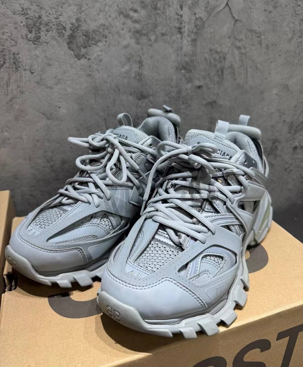 Balenciaga Balenciaga Track 1.0 sneakers in dusty gray-blue Size US 7.5 / EU 40-41 - 1 Thumbnail