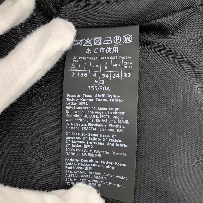 Max Mara Max Mara Black sheep wool lapel double-breasted casual lon Size XS / US 0-2 / IT 36-38 - 6 Thumbnail