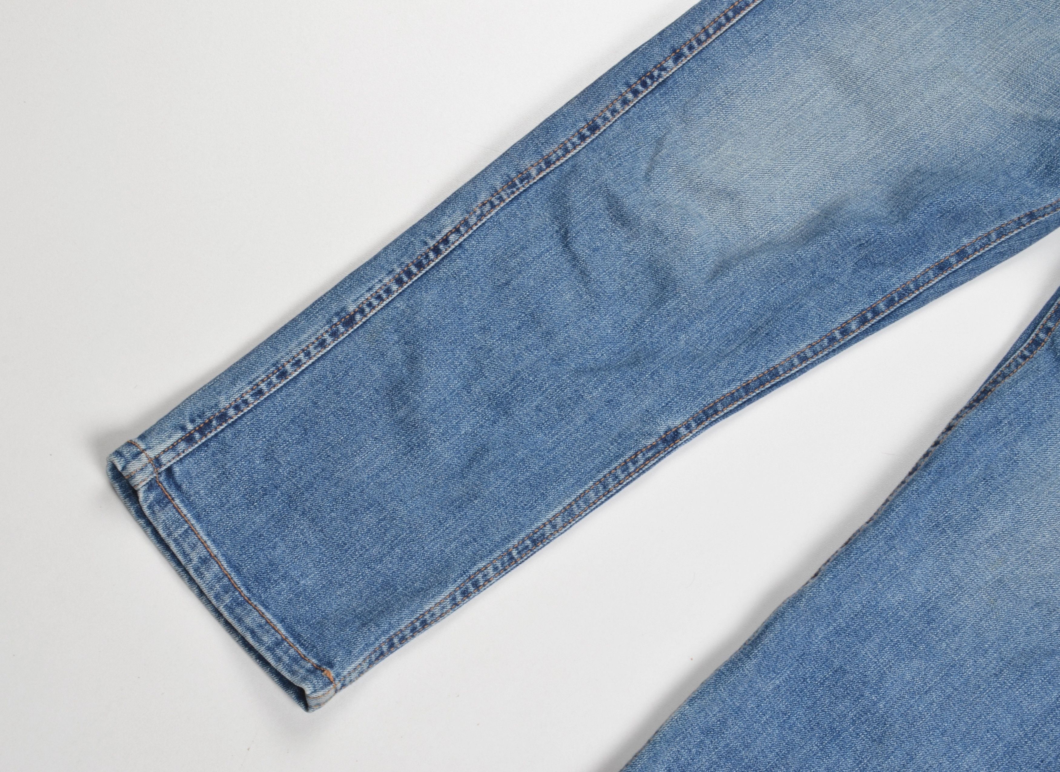 Brunello Cucinelli Brunello Cucinelli Blue The Boyish Tapered Hem Denim Jeans Size 30" / US 8 / IT 44 - 4 Thumbnail