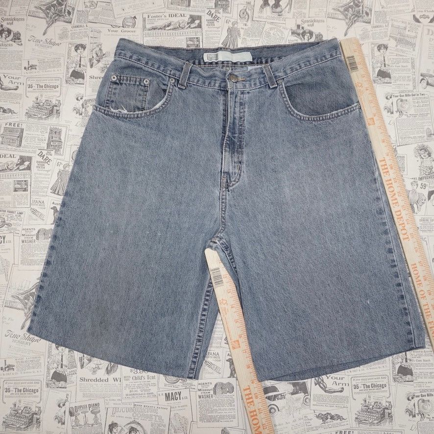 Faded Glory 33x30 - Vintage Y2K faded glory denim faded carpenter jorts Size US 33 - 4 Thumbnail