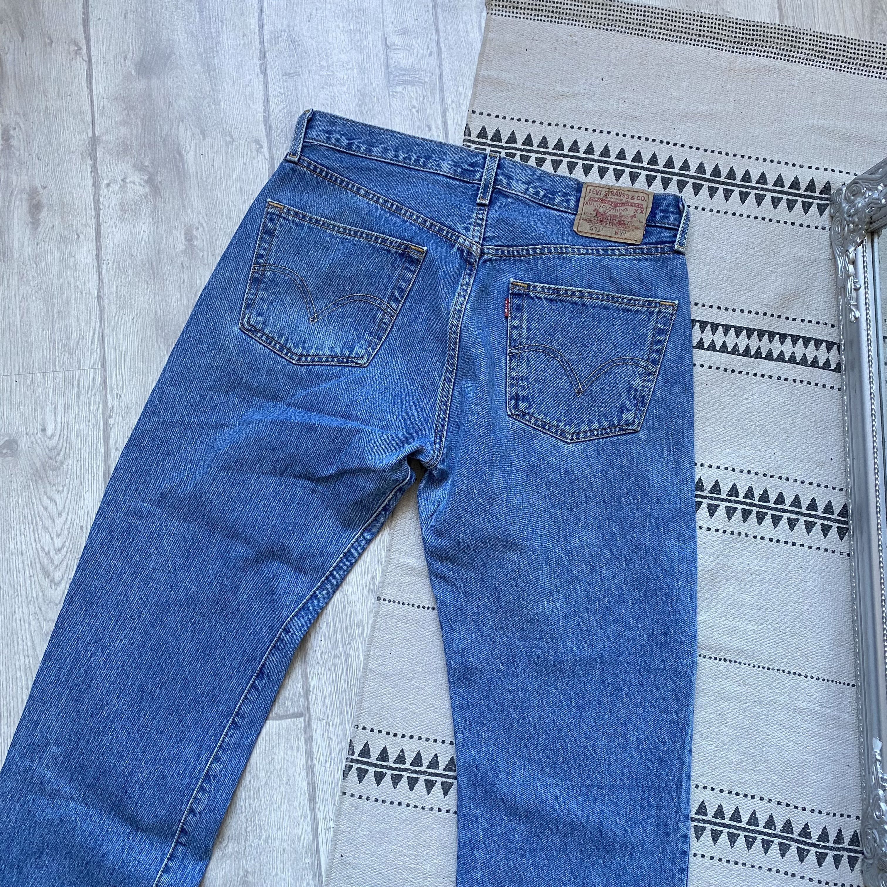Levi's Vintage Clothing 👖 Vintage 90s Levis jeans 501 Denim pants Mde in Mexico Size US 34 / EU 50 - 8 Thumbnail