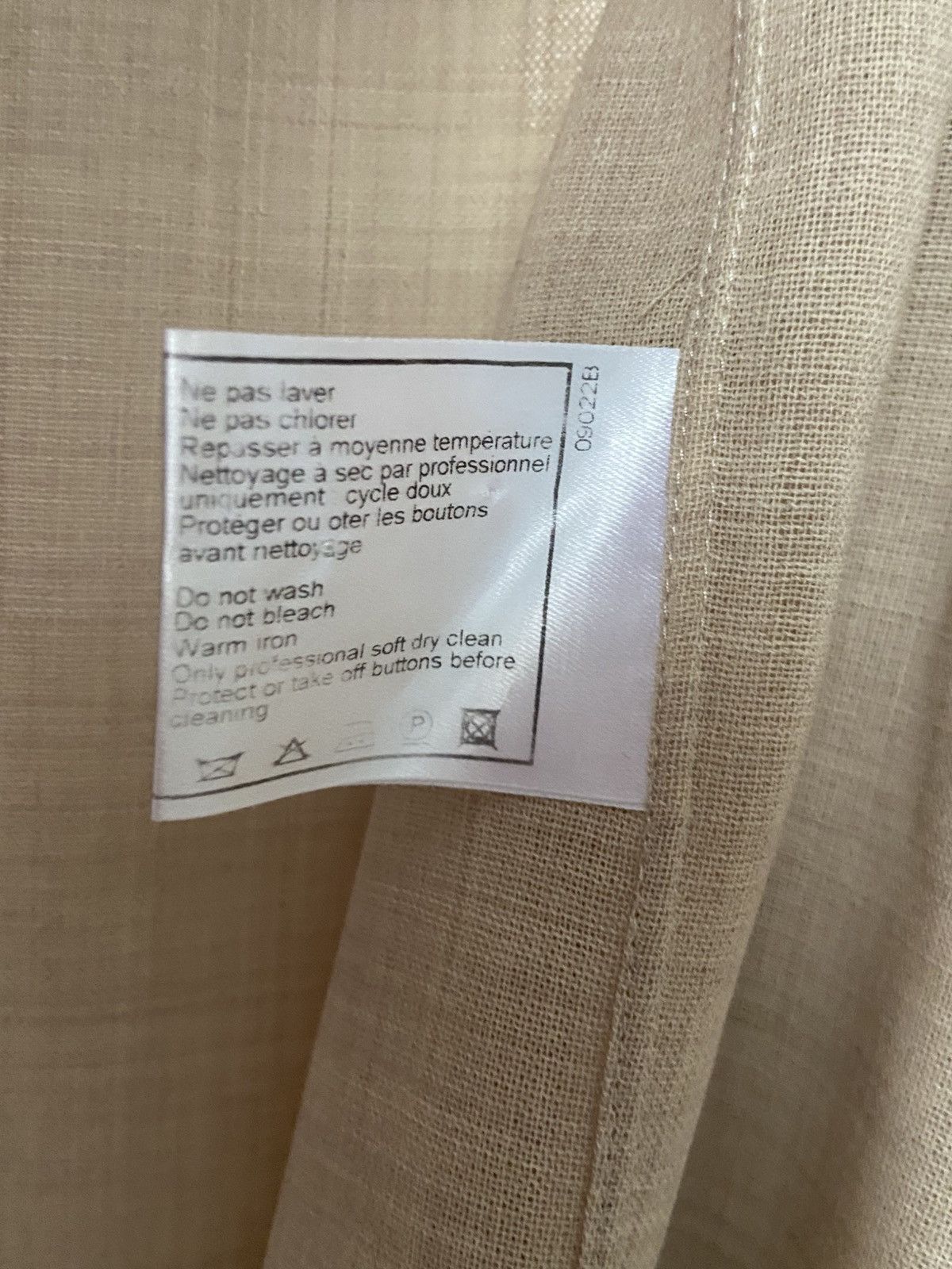 Chanel CHANEL Wool Gauze Blouse, A/W 1999 Size L / US 10 / IT 46 - 7 Thumbnail